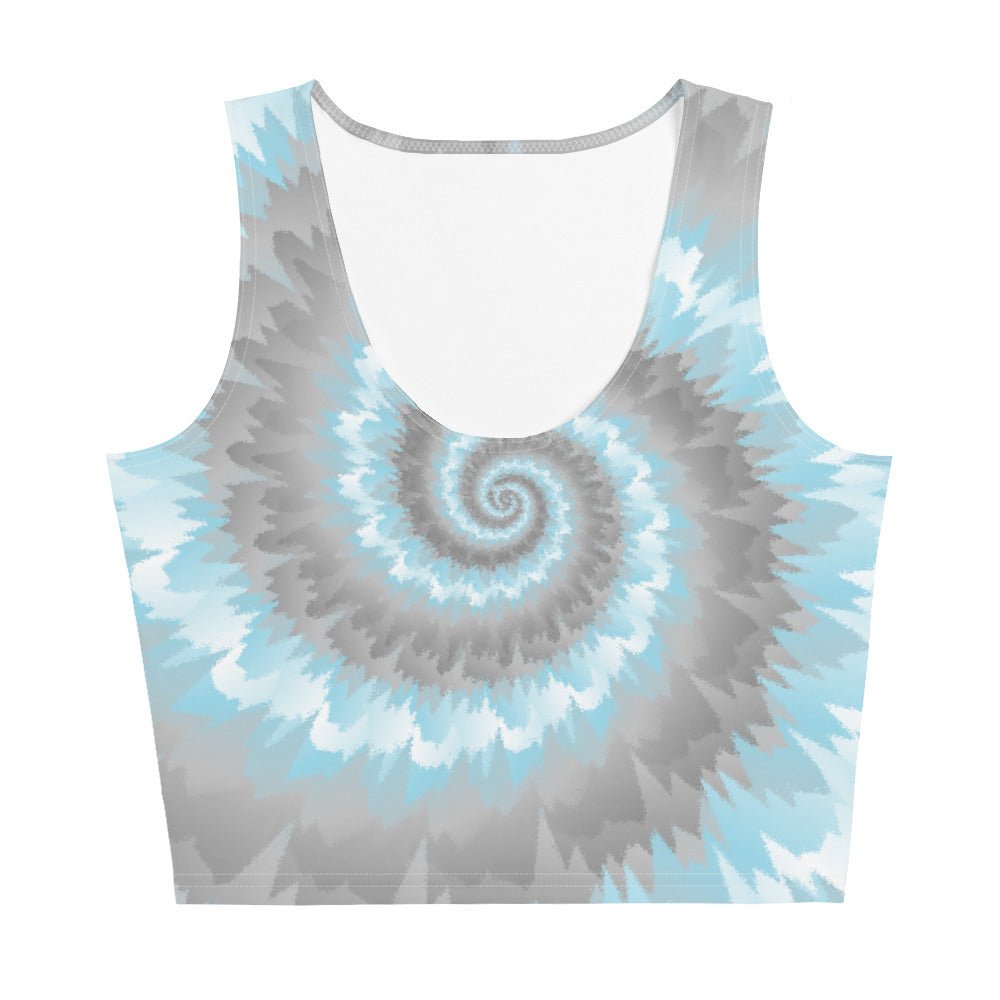 Crop Top - Tie Dye Spiral - Demiboy - Klip Clop