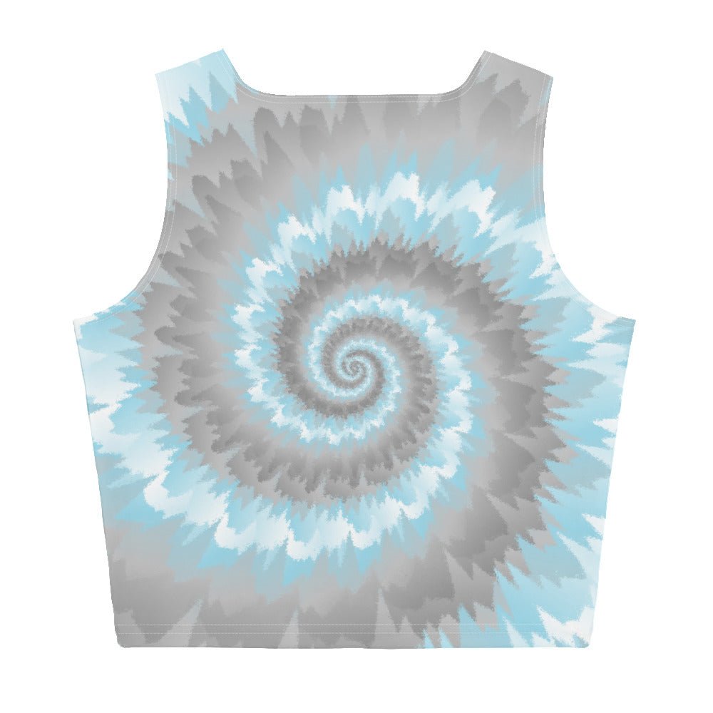 Crop Top - Tie Dye Spiral - Demiboy - Klip Clop