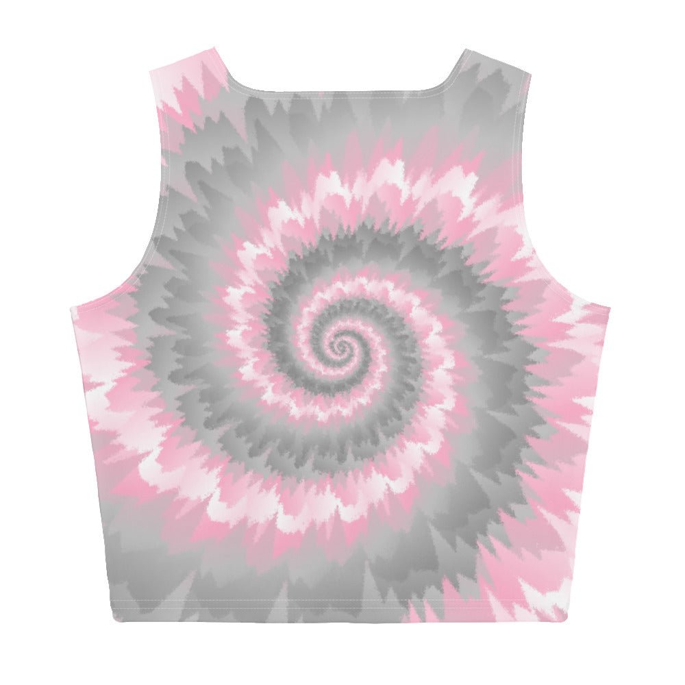 Crop Top - Tie Dye Spiral - Demigirl - Klip Clop