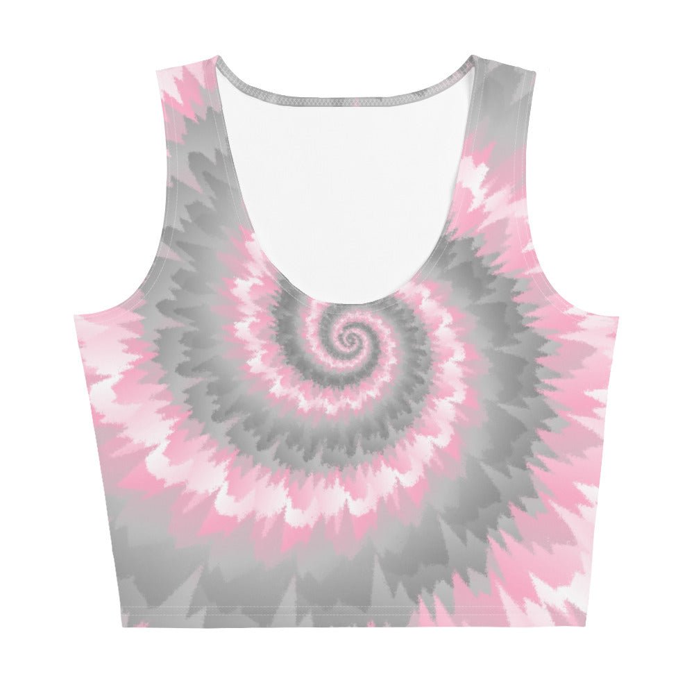 Crop Top - Tie Dye Spiral - Demigirl - Klip Clop