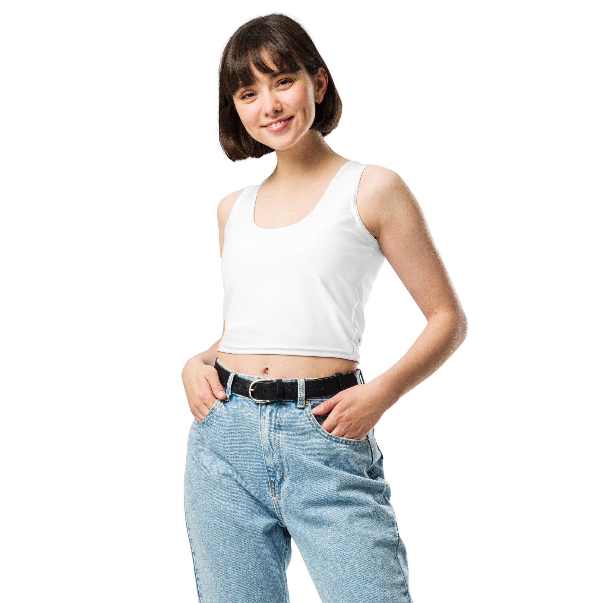 Crop Top - White - Klip Clop