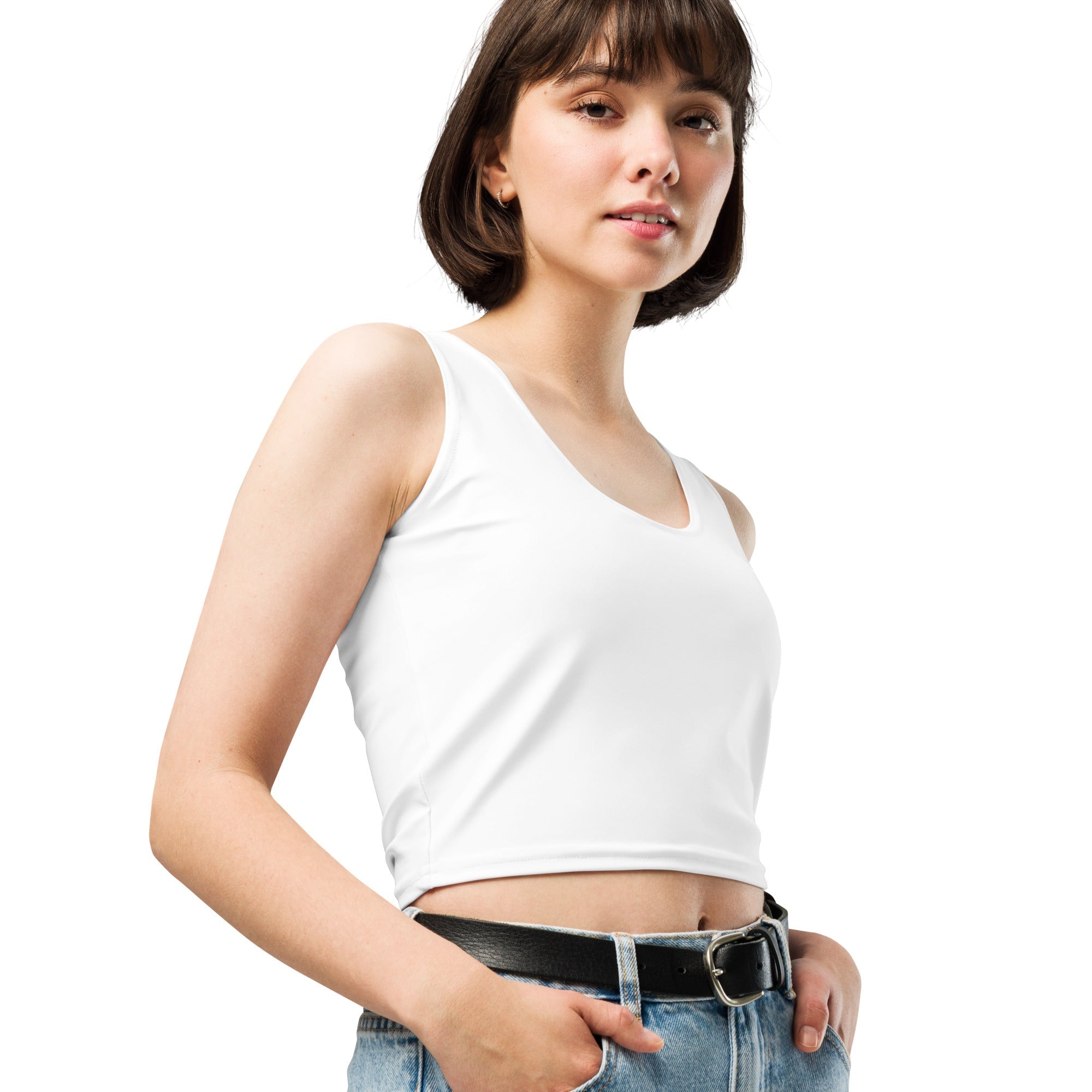 Crop Top - White - Klip Clop