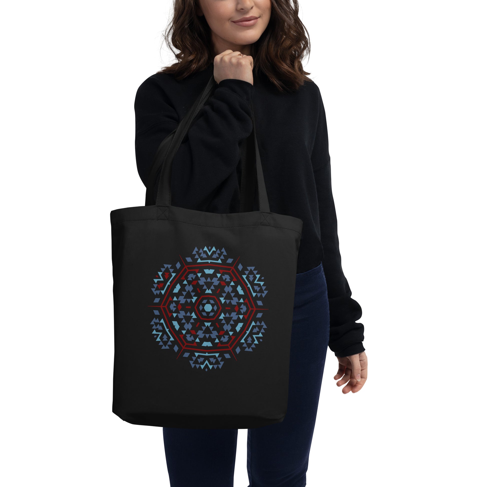 Eco Tote Bag- Aztec Red