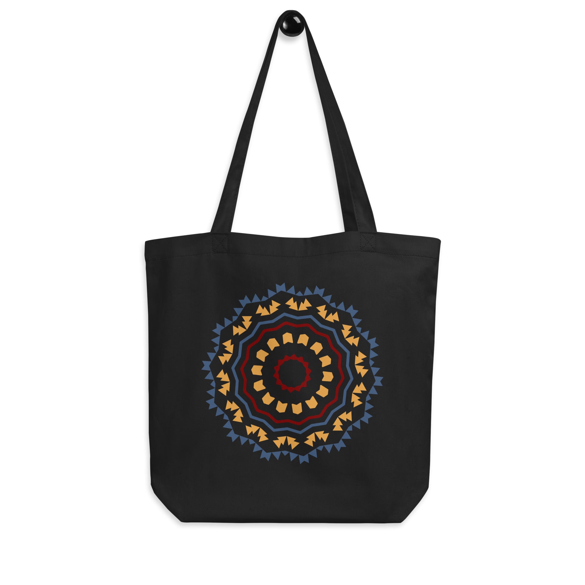Eco Tote Bag- Aztec Orange and Blue