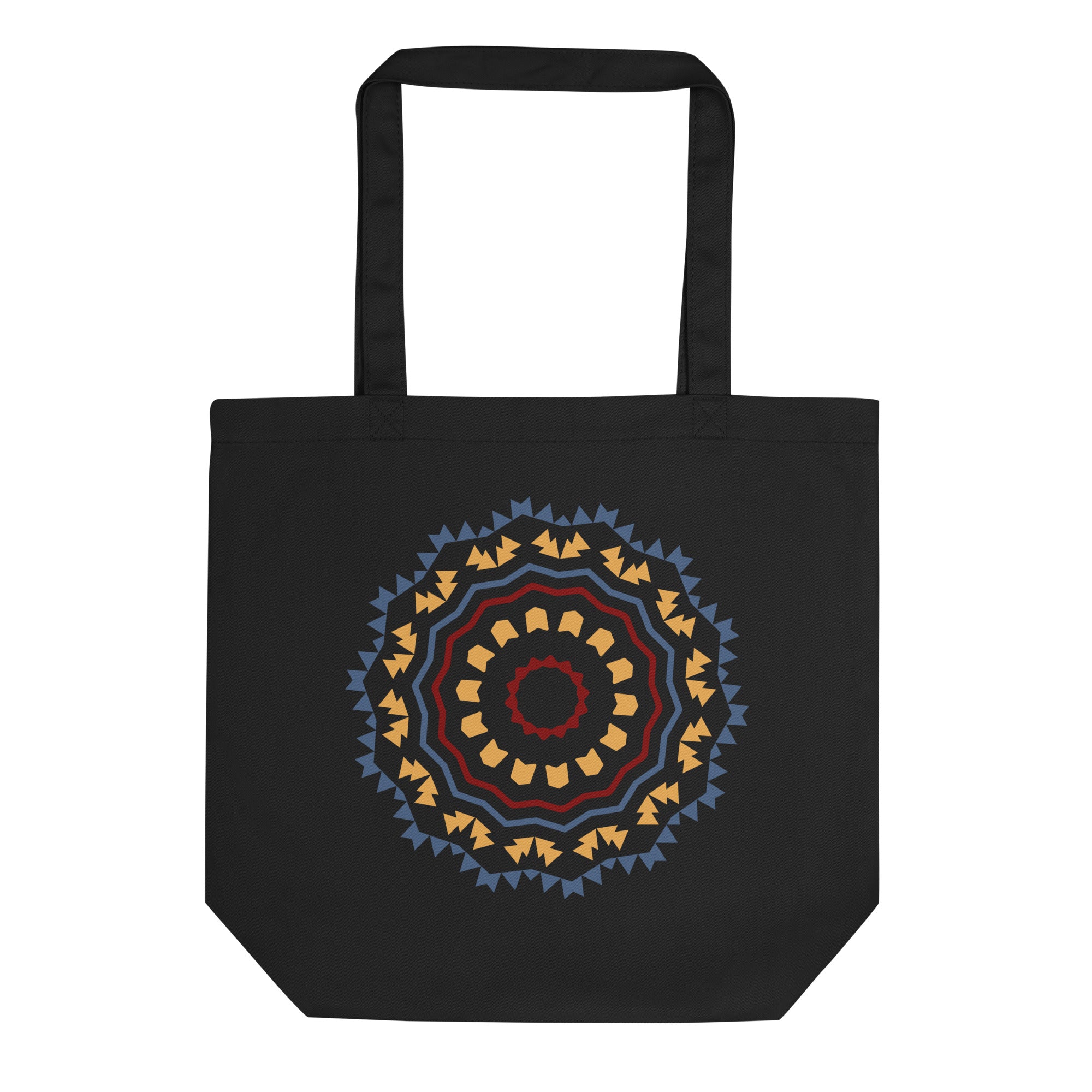 Eco Tote Bag- Aztec Orange and Blue