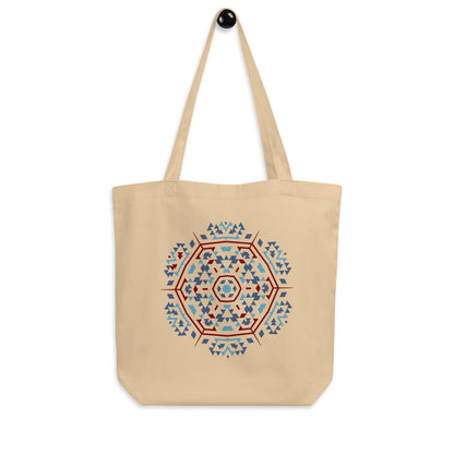 Eco Tote Bag- Aztec Red