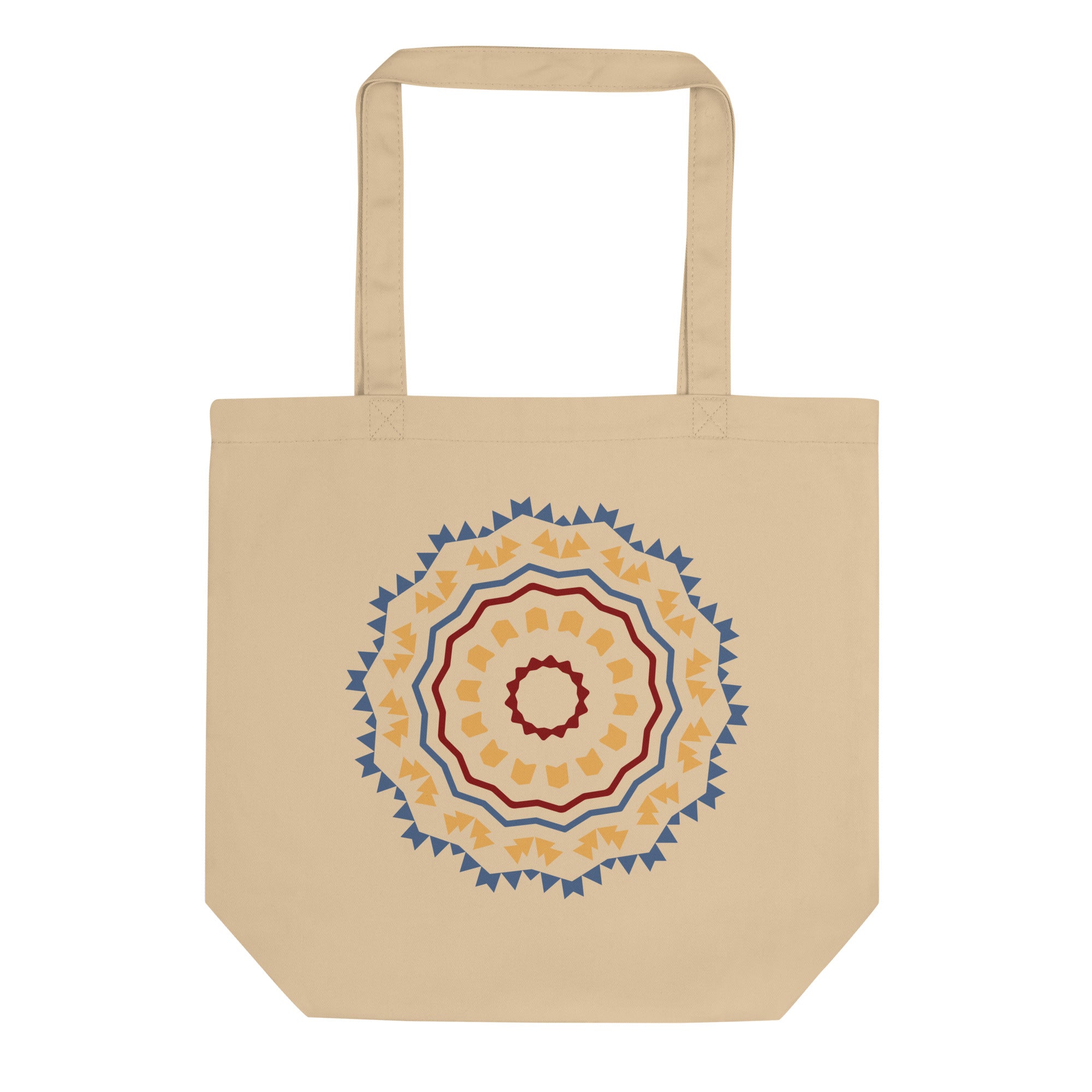 Eco Tote Bag- Aztec Orange and Blue