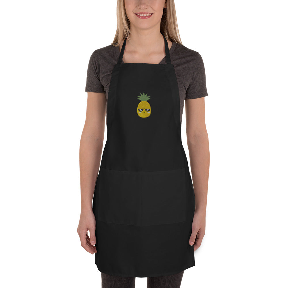 Embroidered Apron- Pineapple