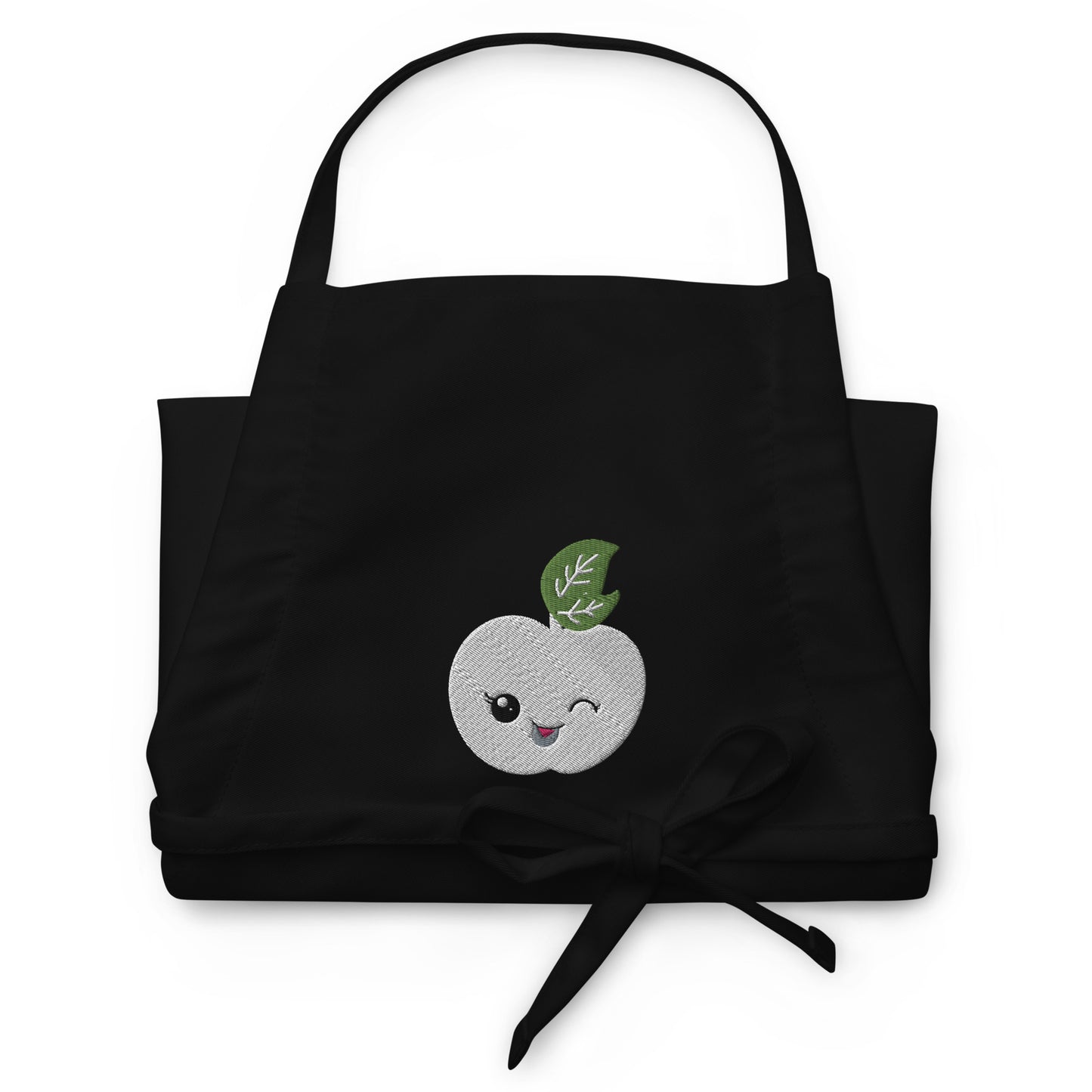 Embroidered Apron- Peach