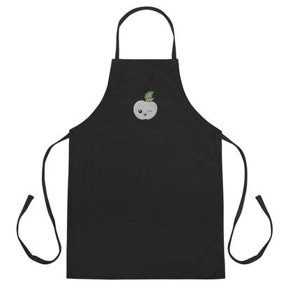 Embroidered Apron- Peach