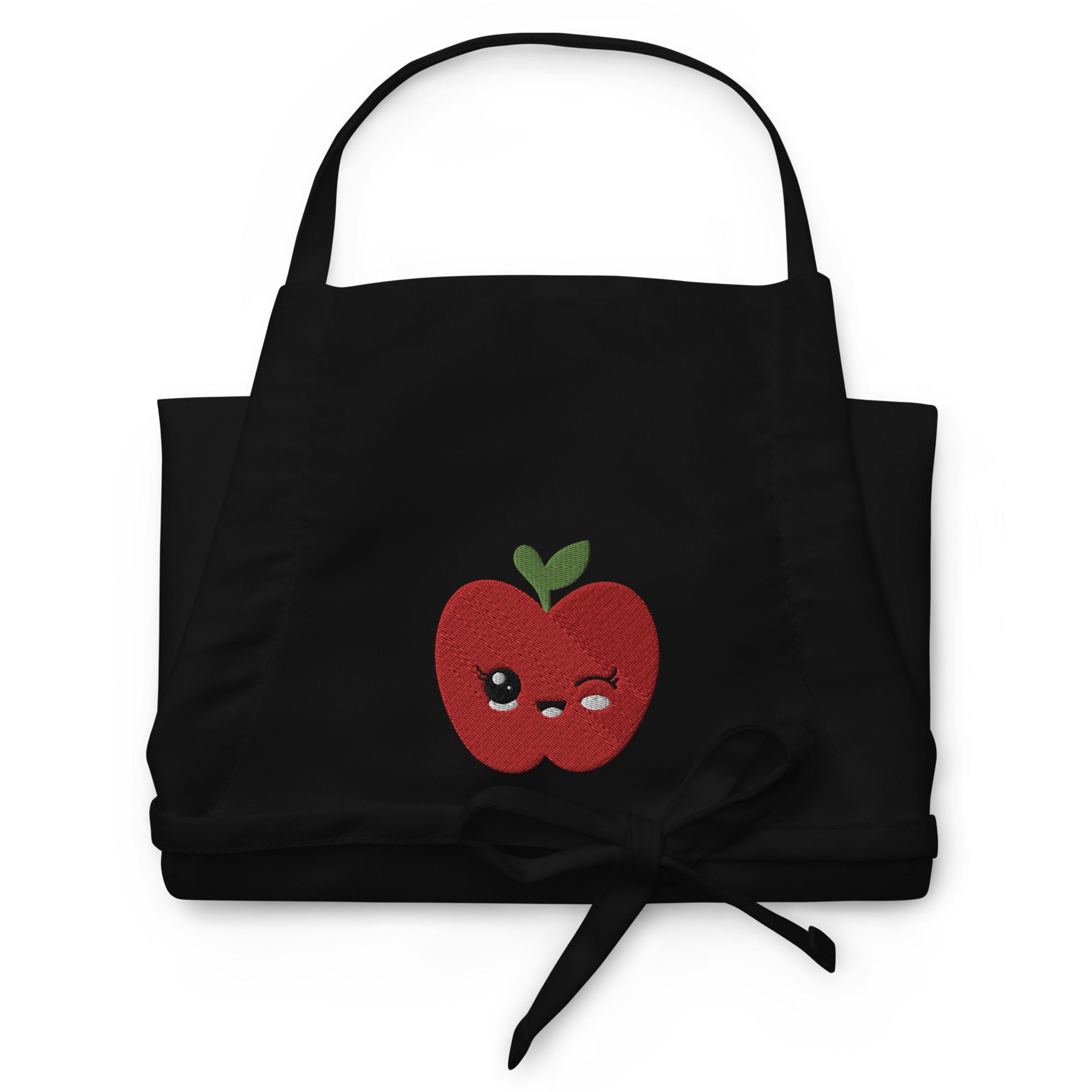 Embroidered Apron- Apple