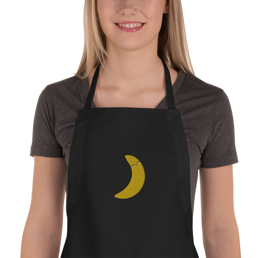 Embroidered Apron- Banana