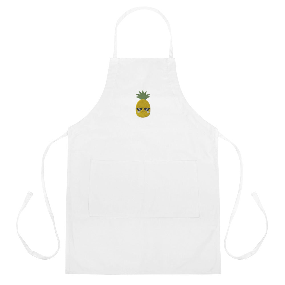 Embroidered Apron- Pineapple