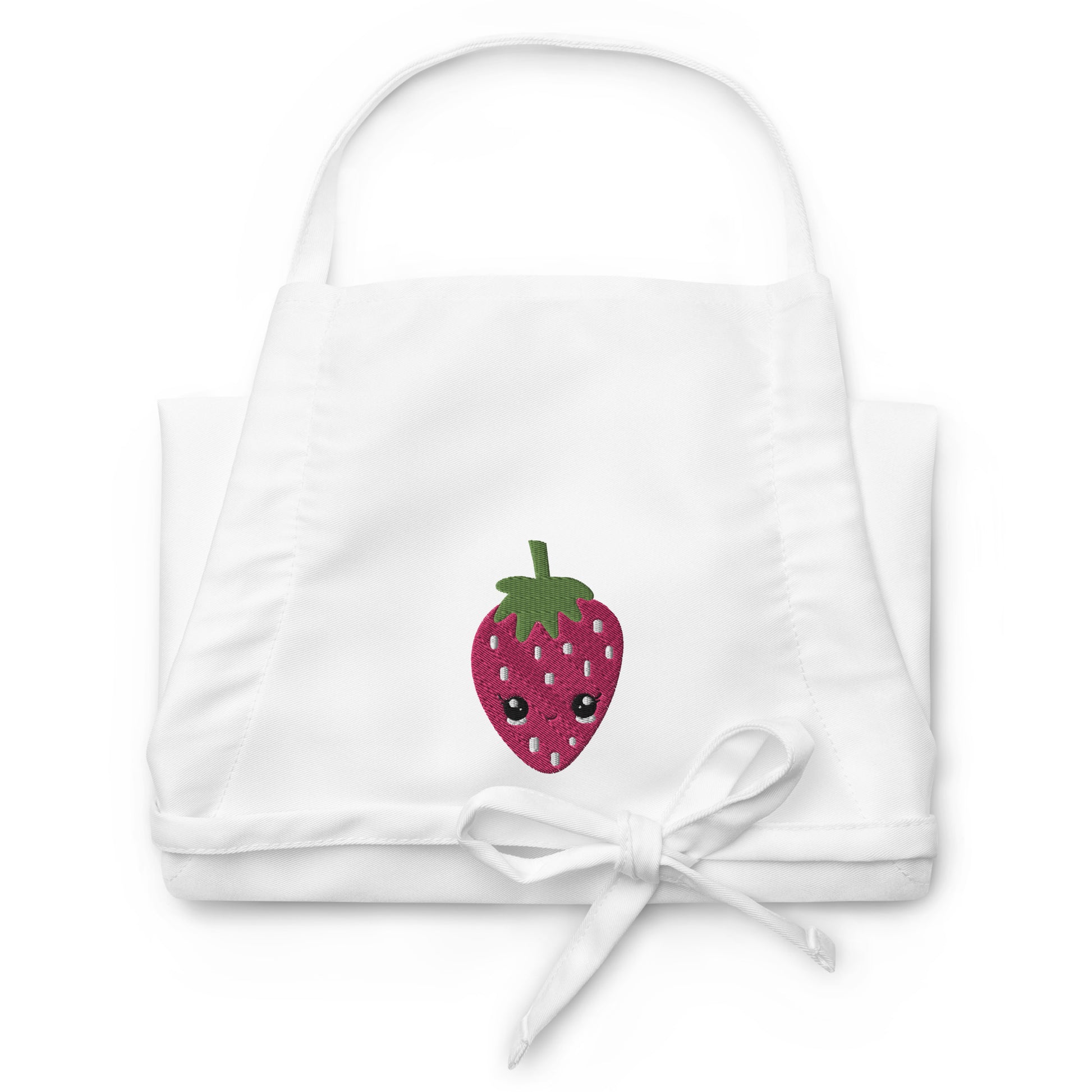 Embroidered Apron- Strawberry