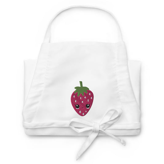 Embroidered Apron- Strawberry