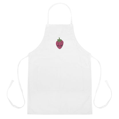 Embroidered Apron- Strawberry
