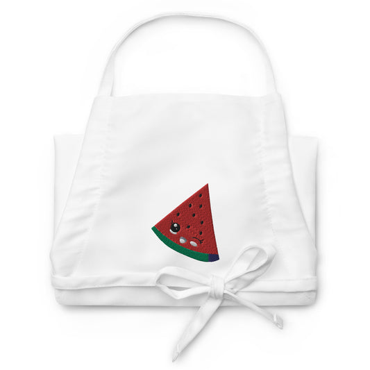 Embroidered Apron- Watermelon