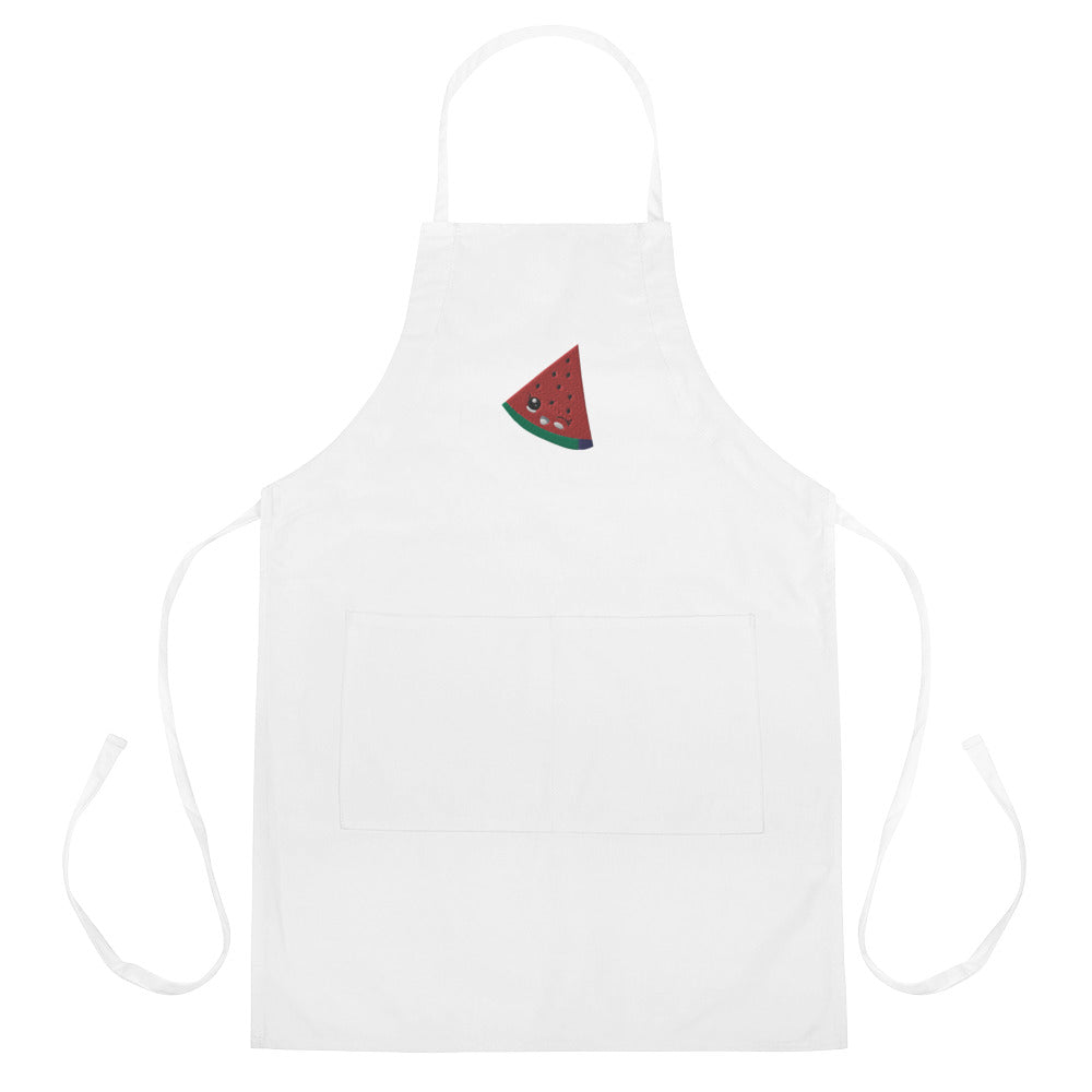 Embroidered Apron- Watermelon