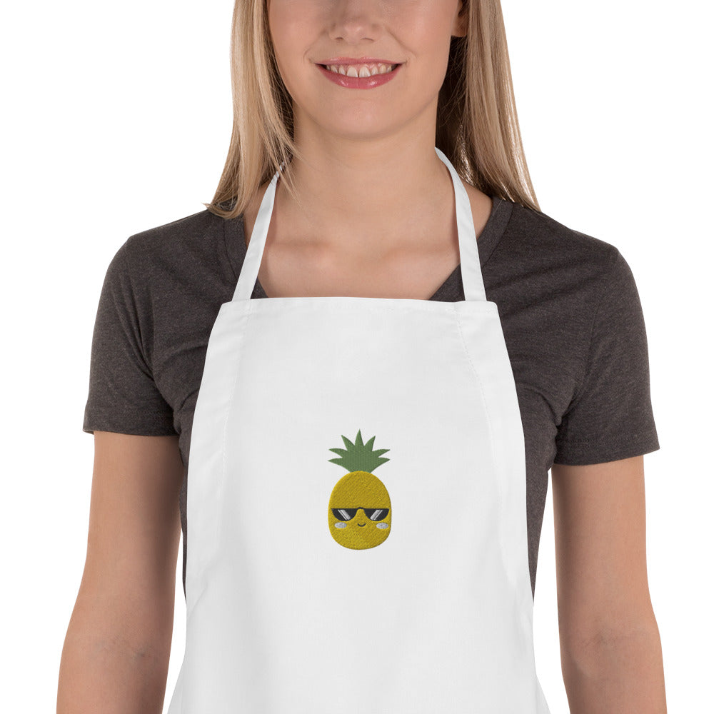 Embroidered Apron- Pineapple