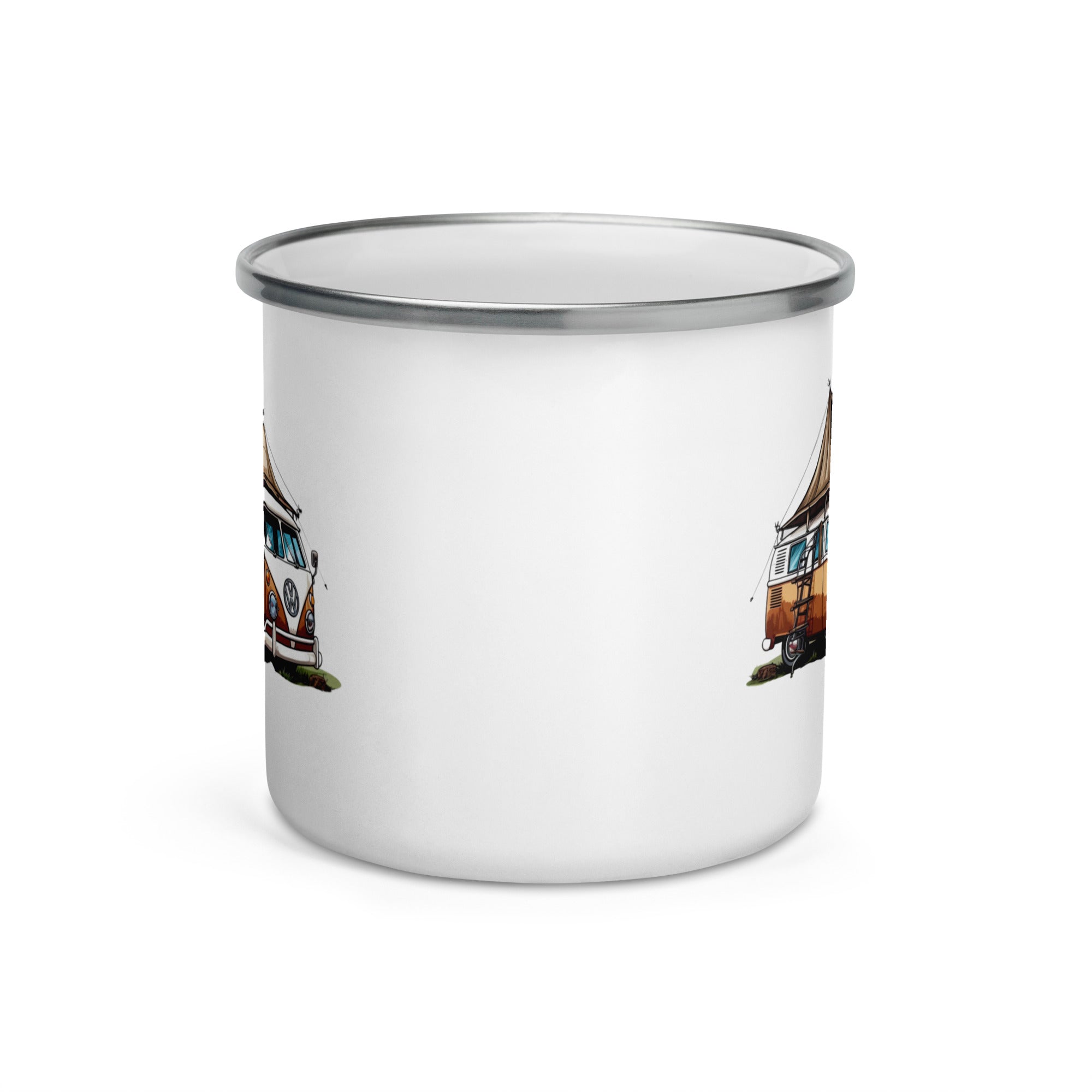 Enamel Mug- Vintage Camping Car IV