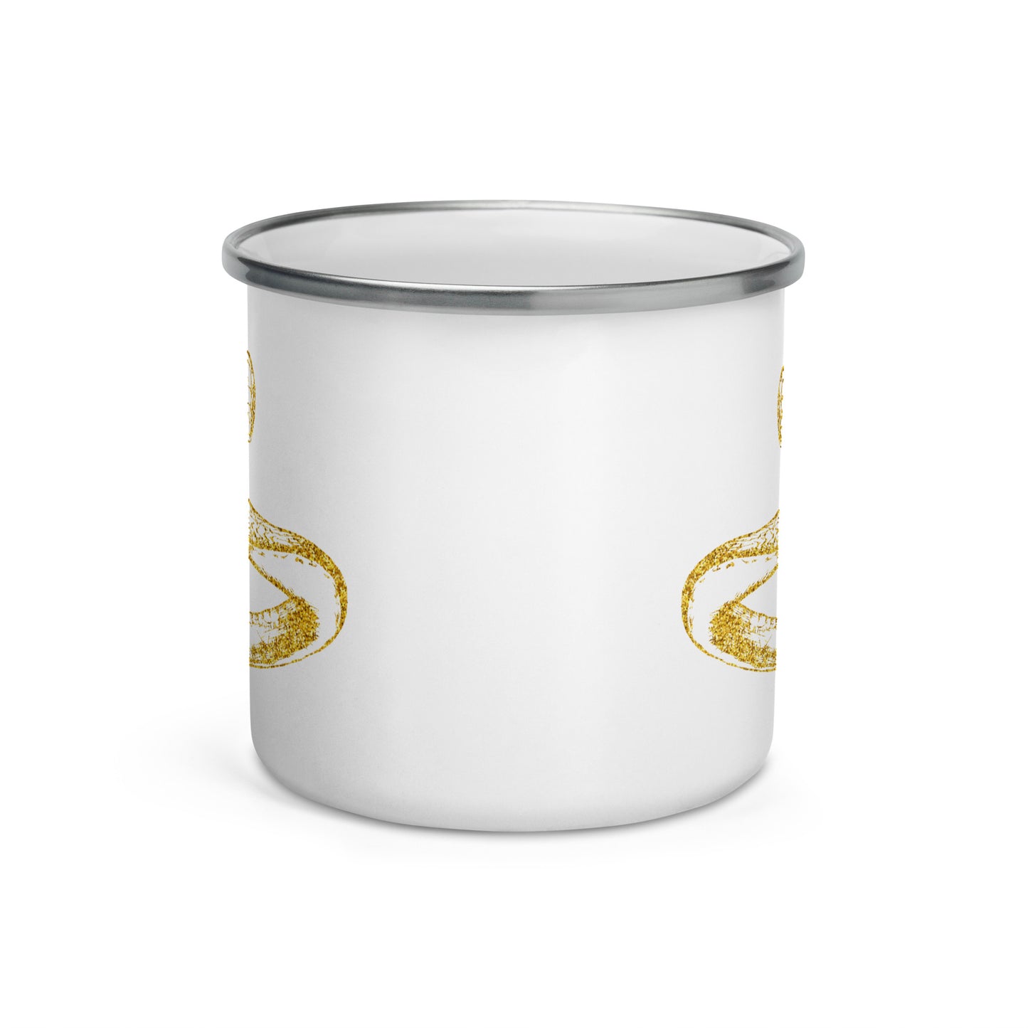 Enamel Mug- Golden Snake