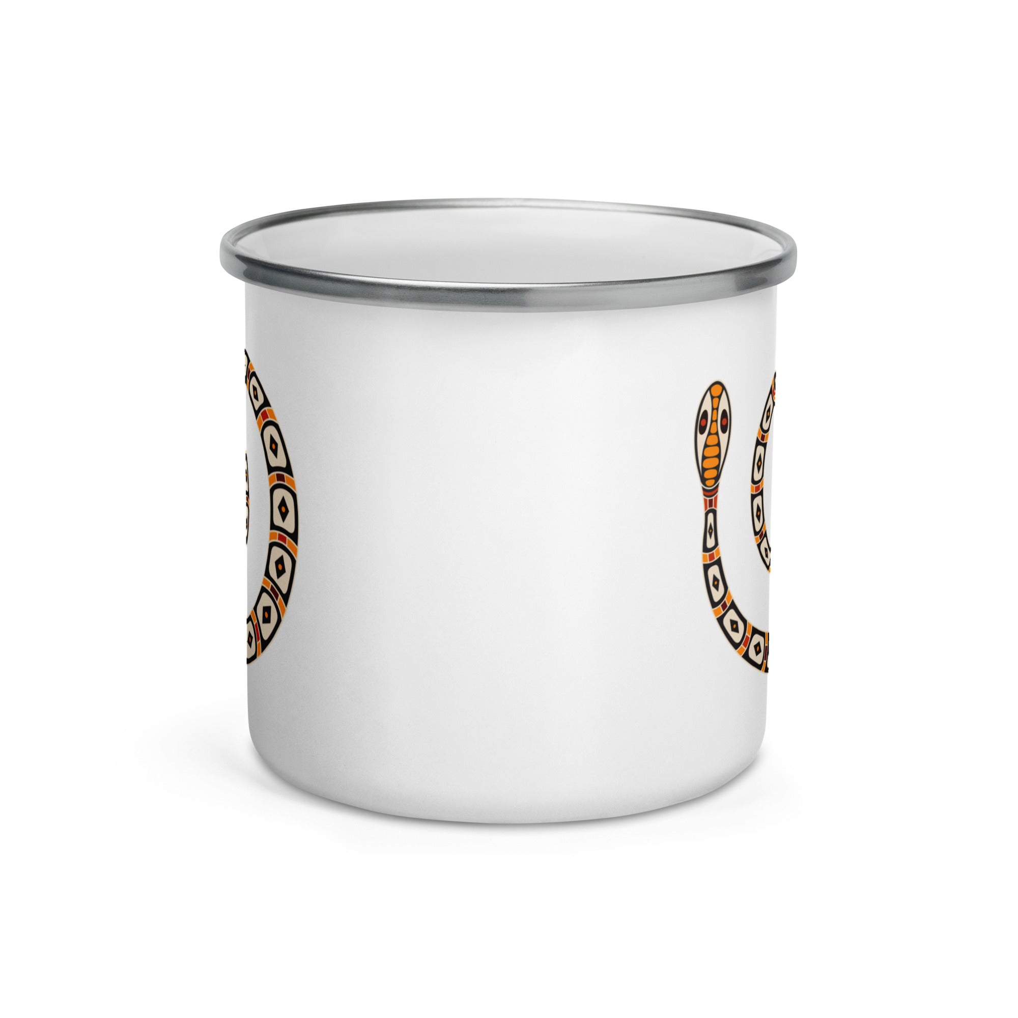 Enamel Mug- Australian Tribal Painting Snake