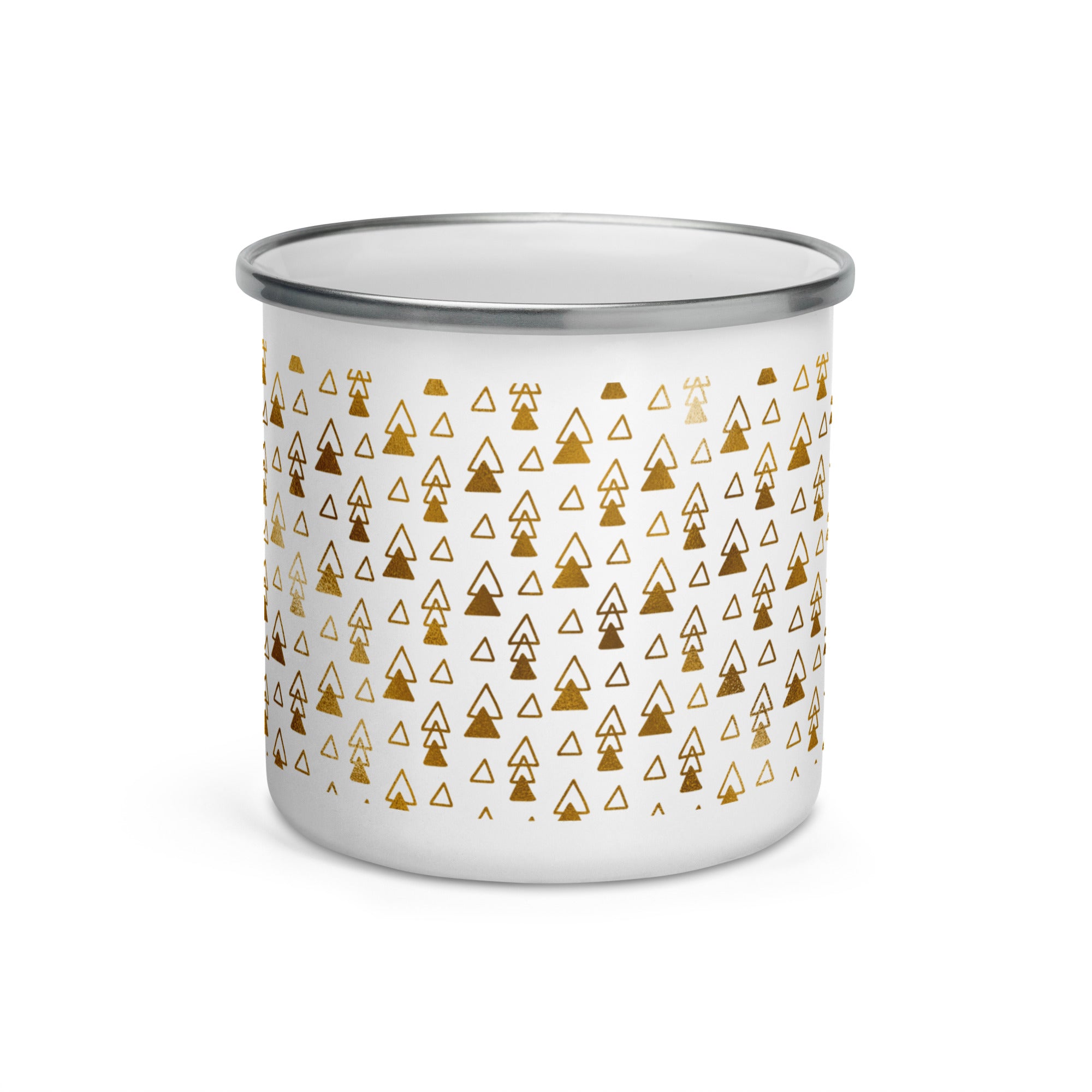 Enamel Mug- Golden Pattern V