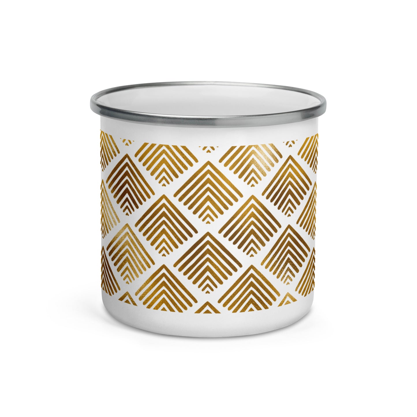 Enamel Mug- Golden Pattern VIII