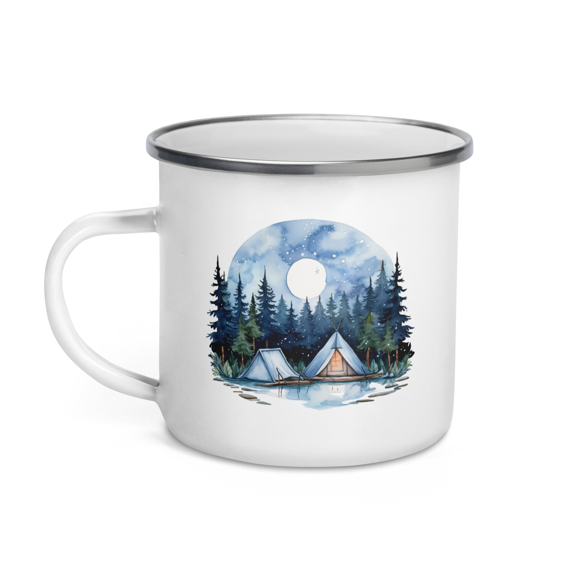 Enamel Mug- Summer Camping V