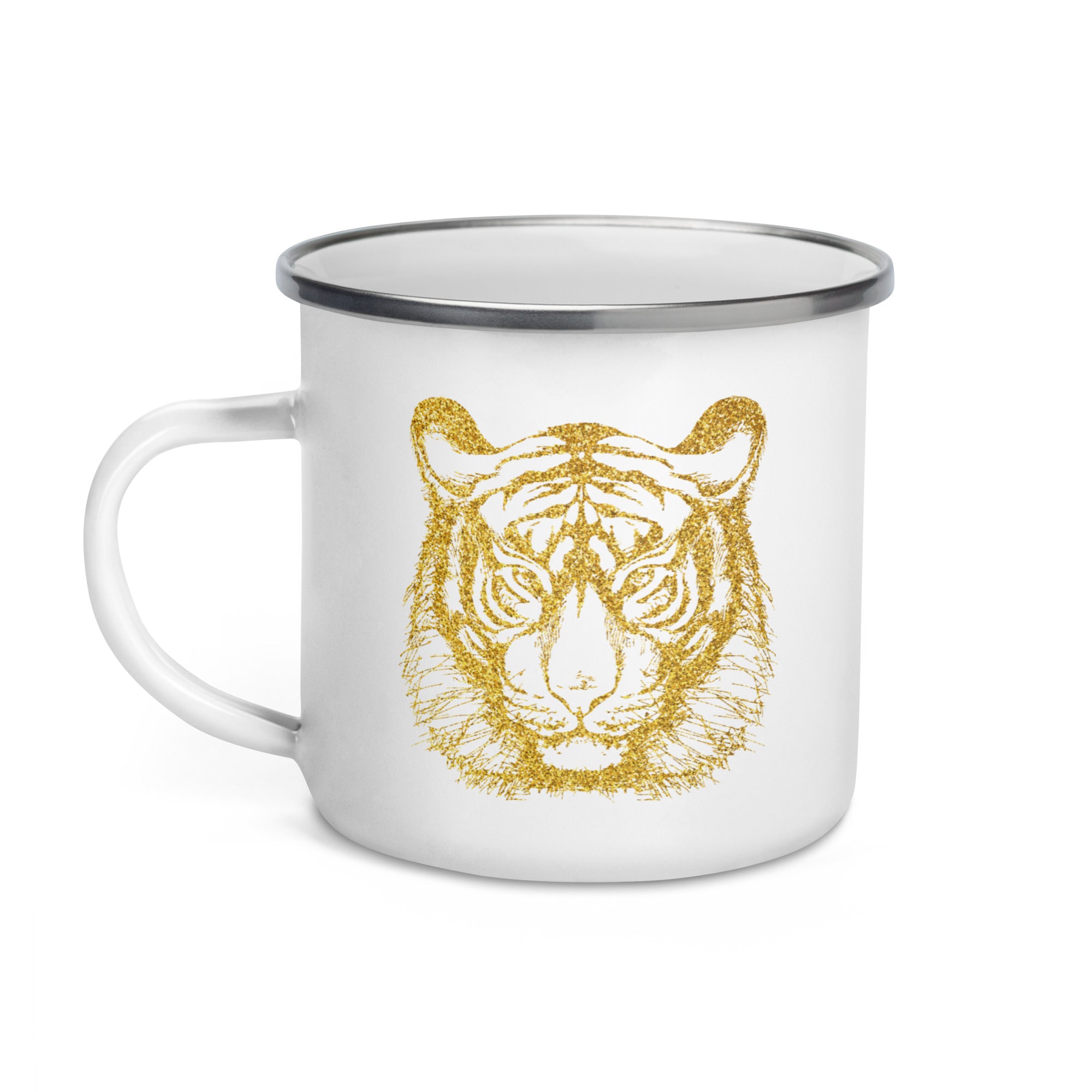 Enamel Mug- Golden Tiger