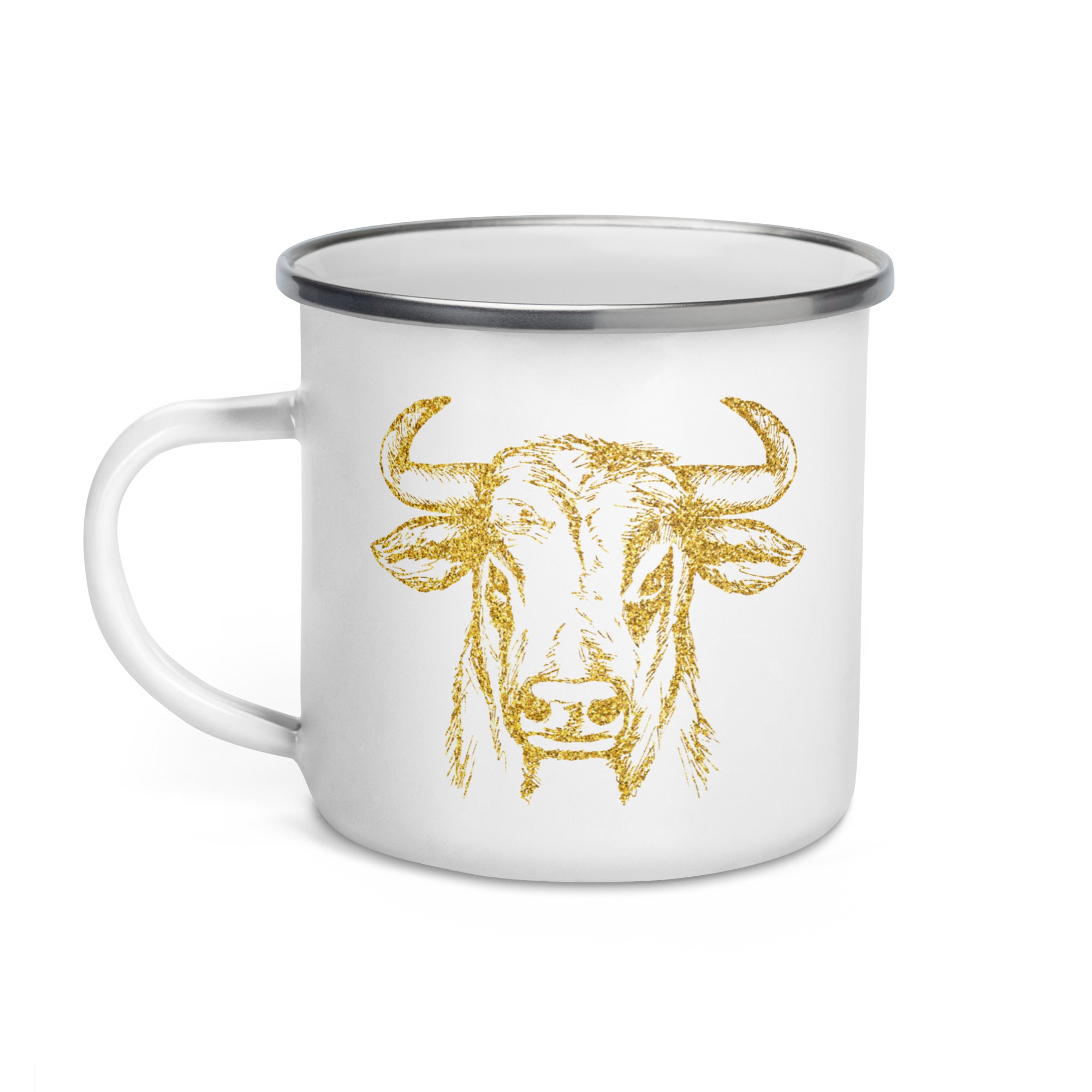 Enamel Mug- Golden Buffalo