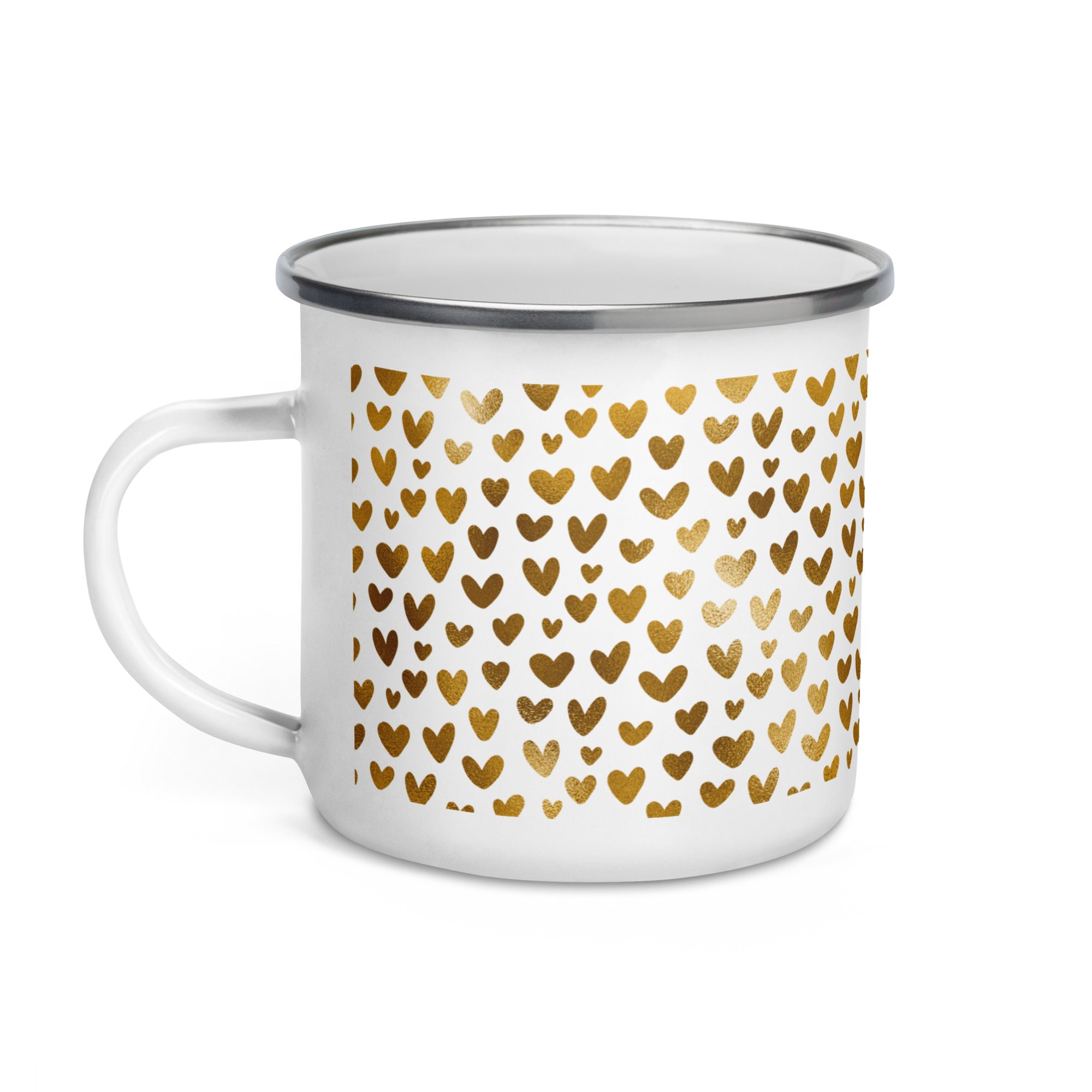 Enamel Mug- Golden Pattern VI