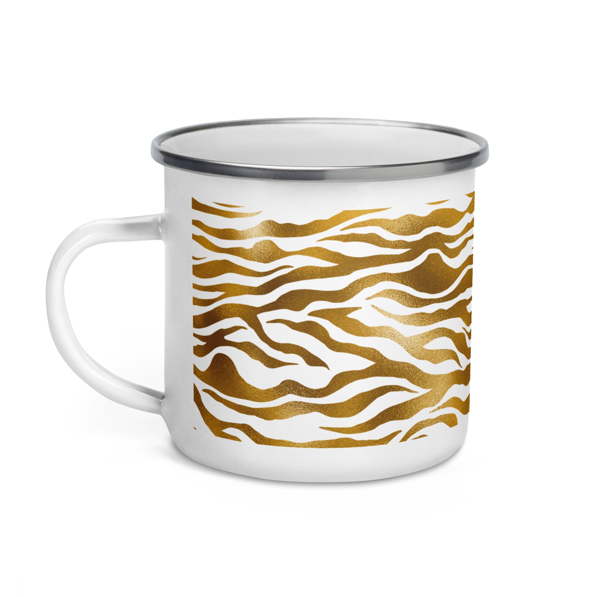 Enamel Mug- Golden Pattern VII