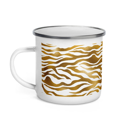 Enamel Mug- Golden Pattern VII
