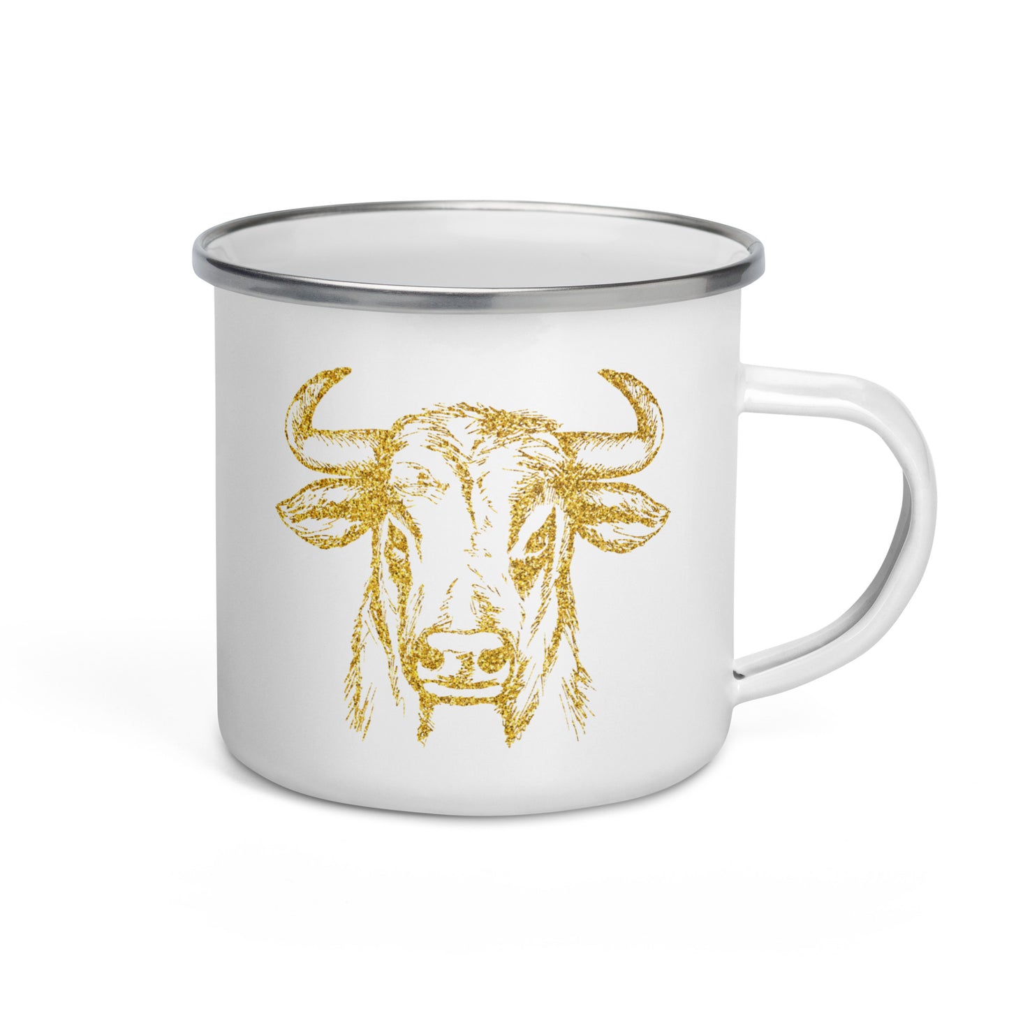Enamel Mug- Golden Buffalo