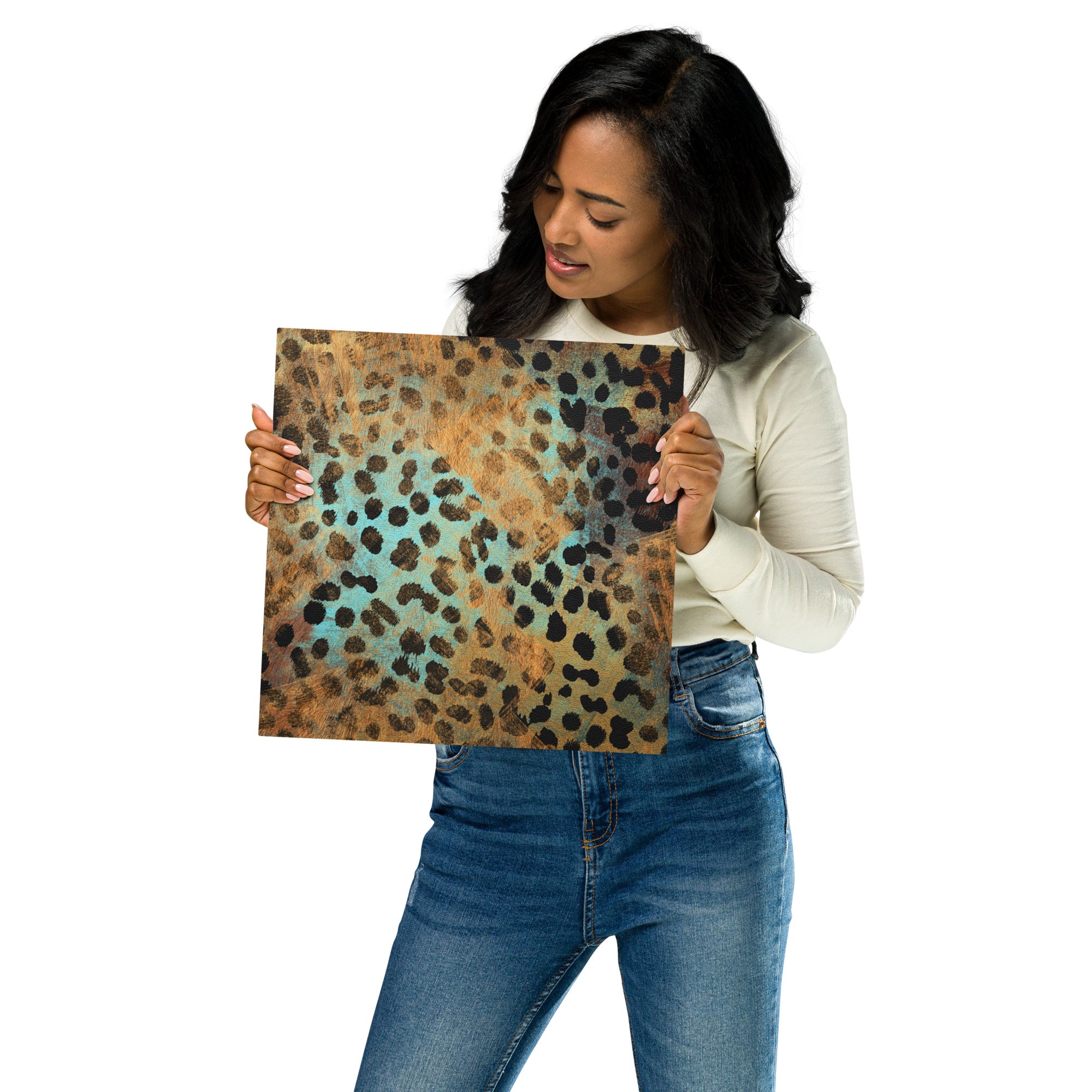 Metal prints-African safari Animal skin IV