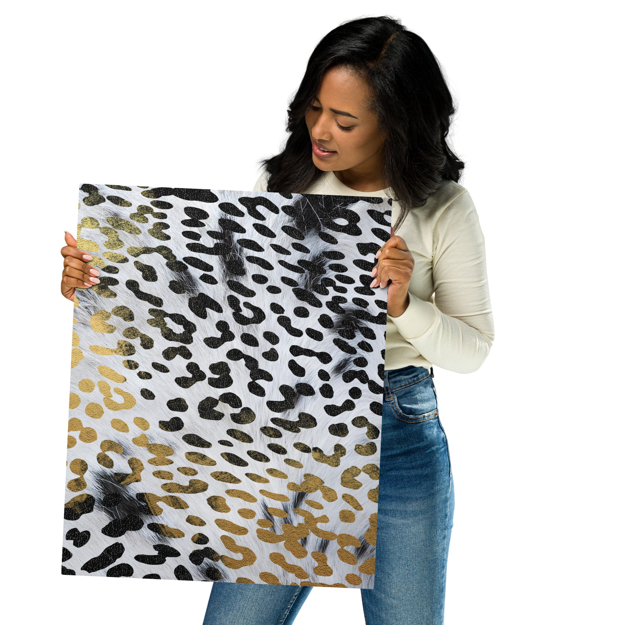 Metal prints-African safari Animal skin XIII