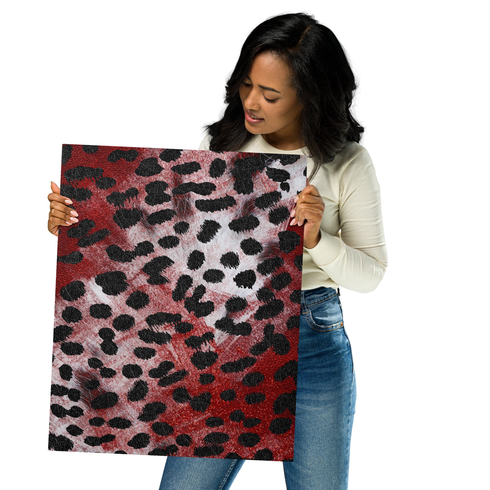 Metal prints-African safari Animal skin XI