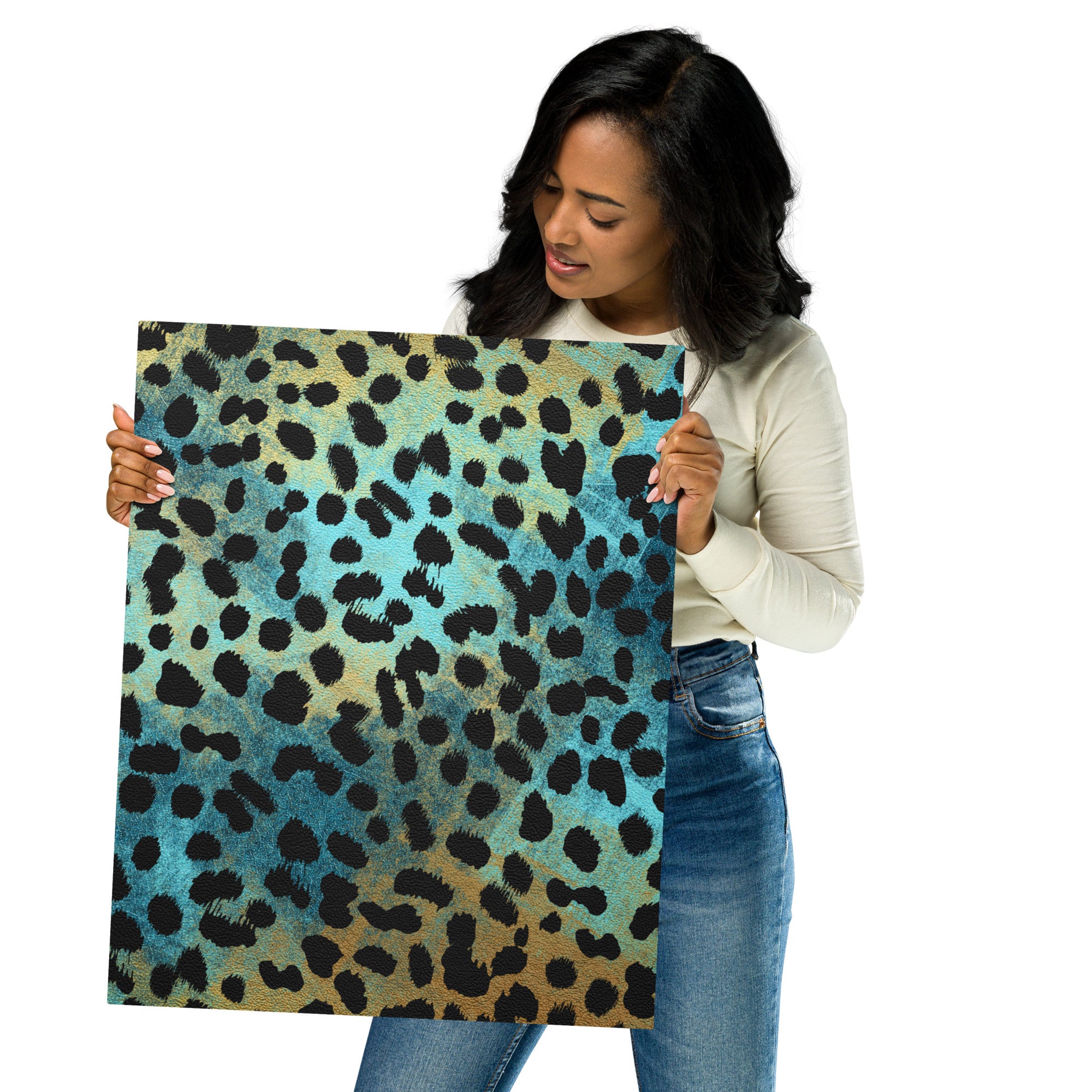 Metal prints-African safari Animal skin X