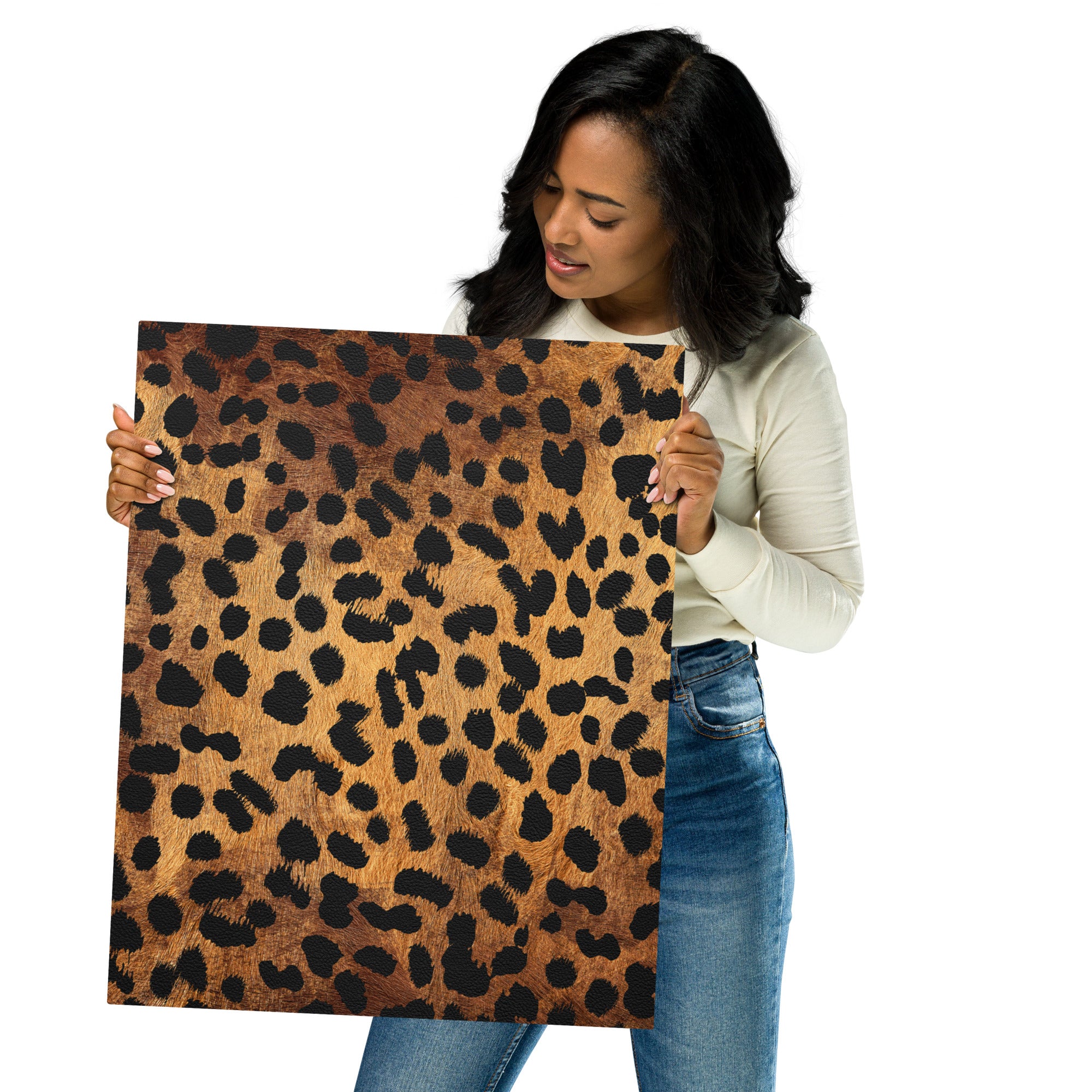 Metal prints-African safari Animal skin III