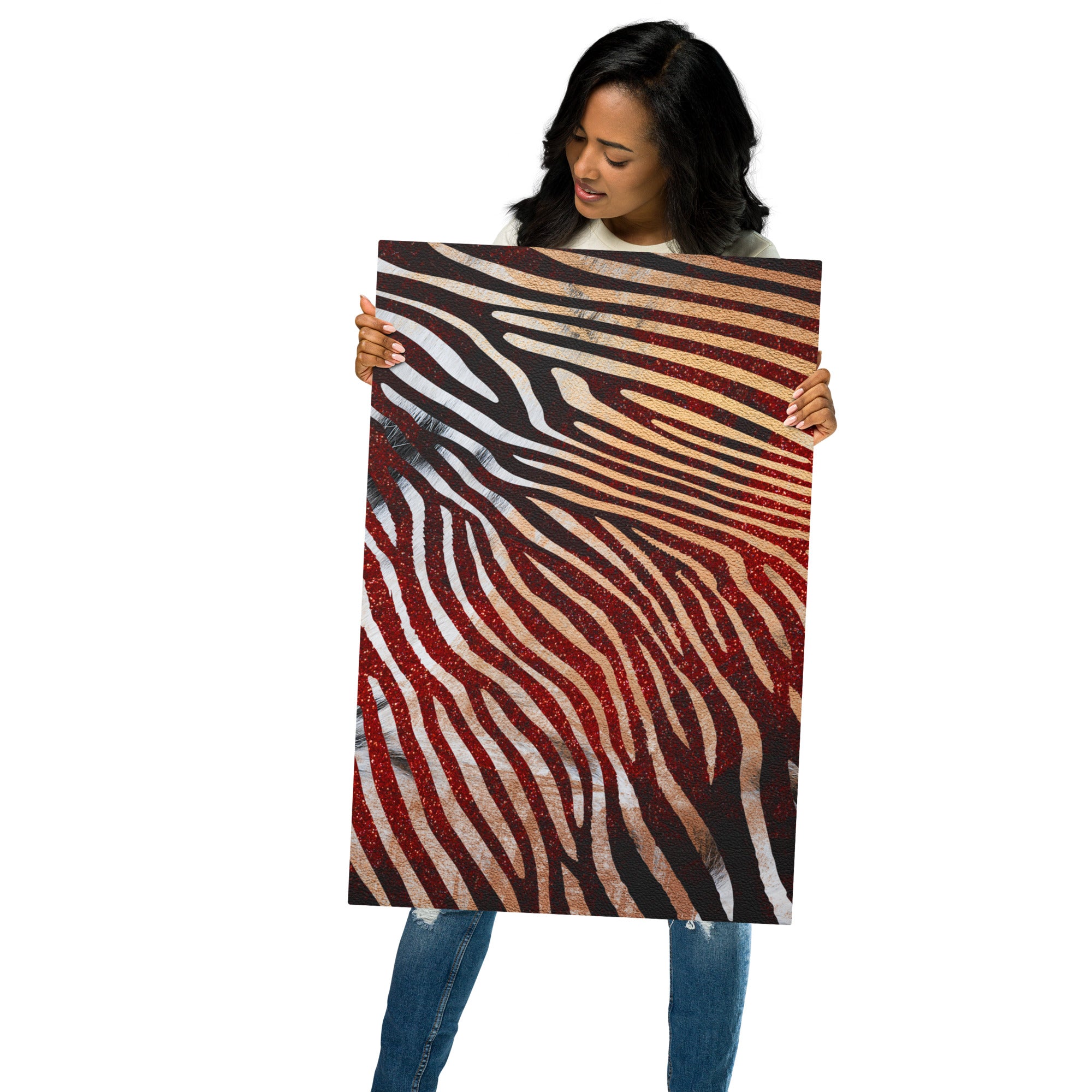 Metal prints-African safari Animal skin XIV