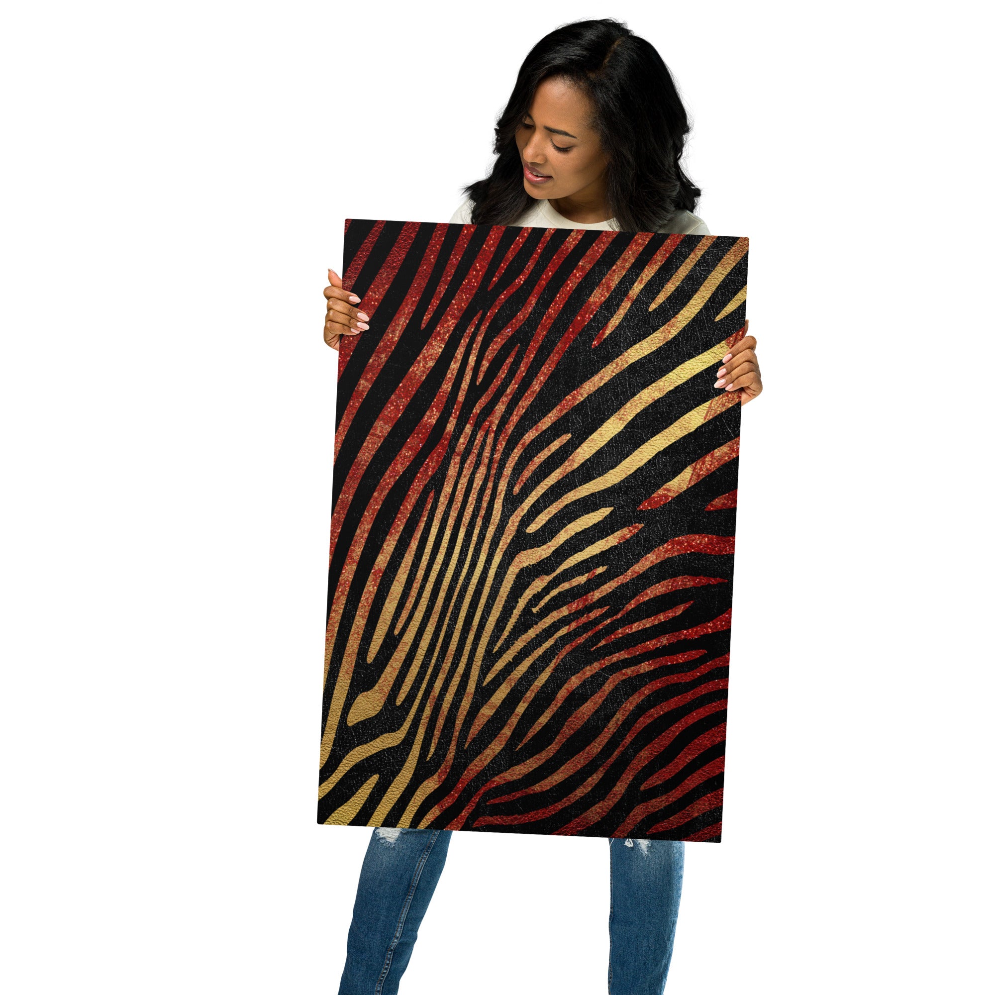 Metal prints-African safari Animal skin XII