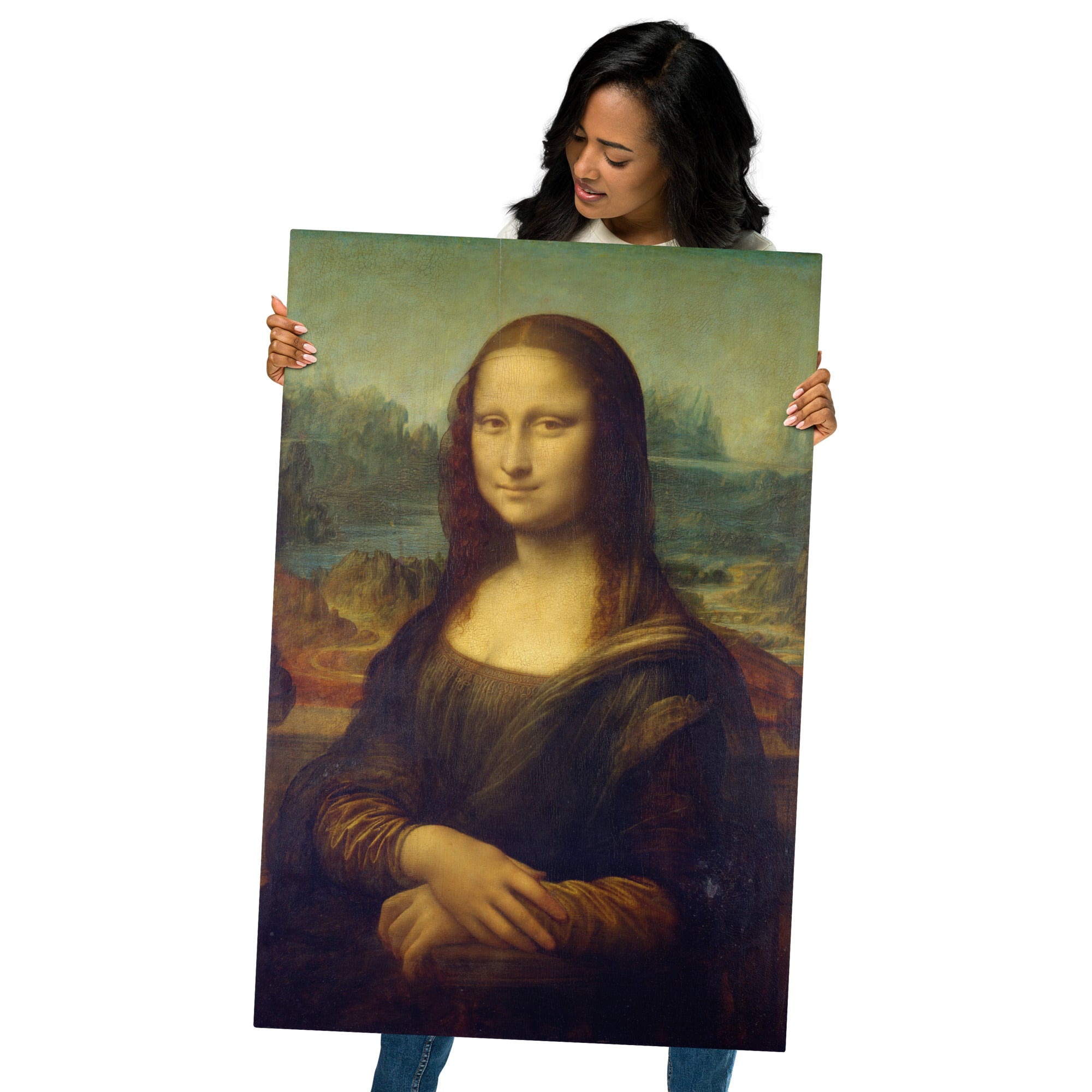 Metal prints-Leonardo da Vinci-Mona Lisa