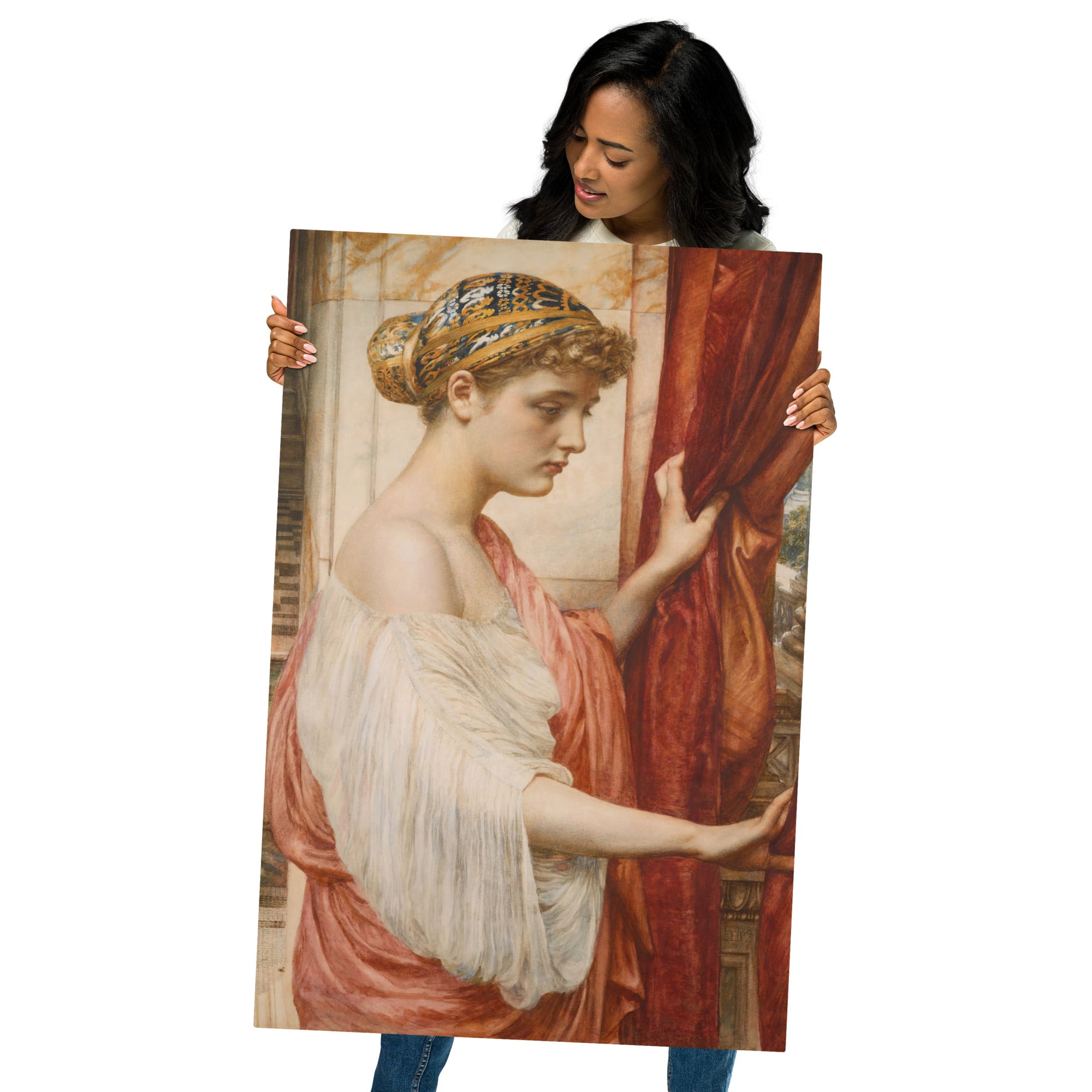 Metal prints-Edward John Poynter-English 1836 – 1919-Psyche 1884