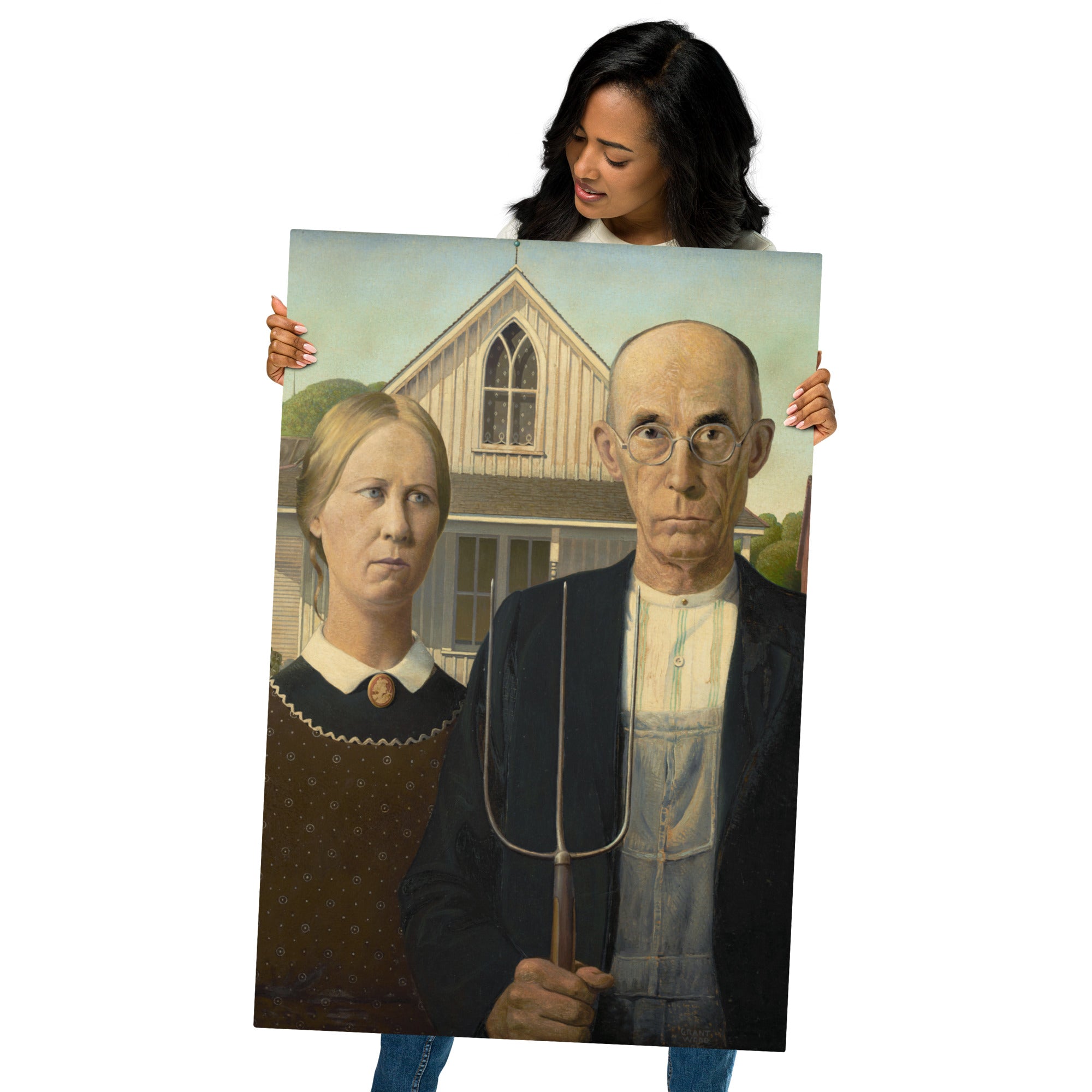 Grant Wood-American Gothic 1930