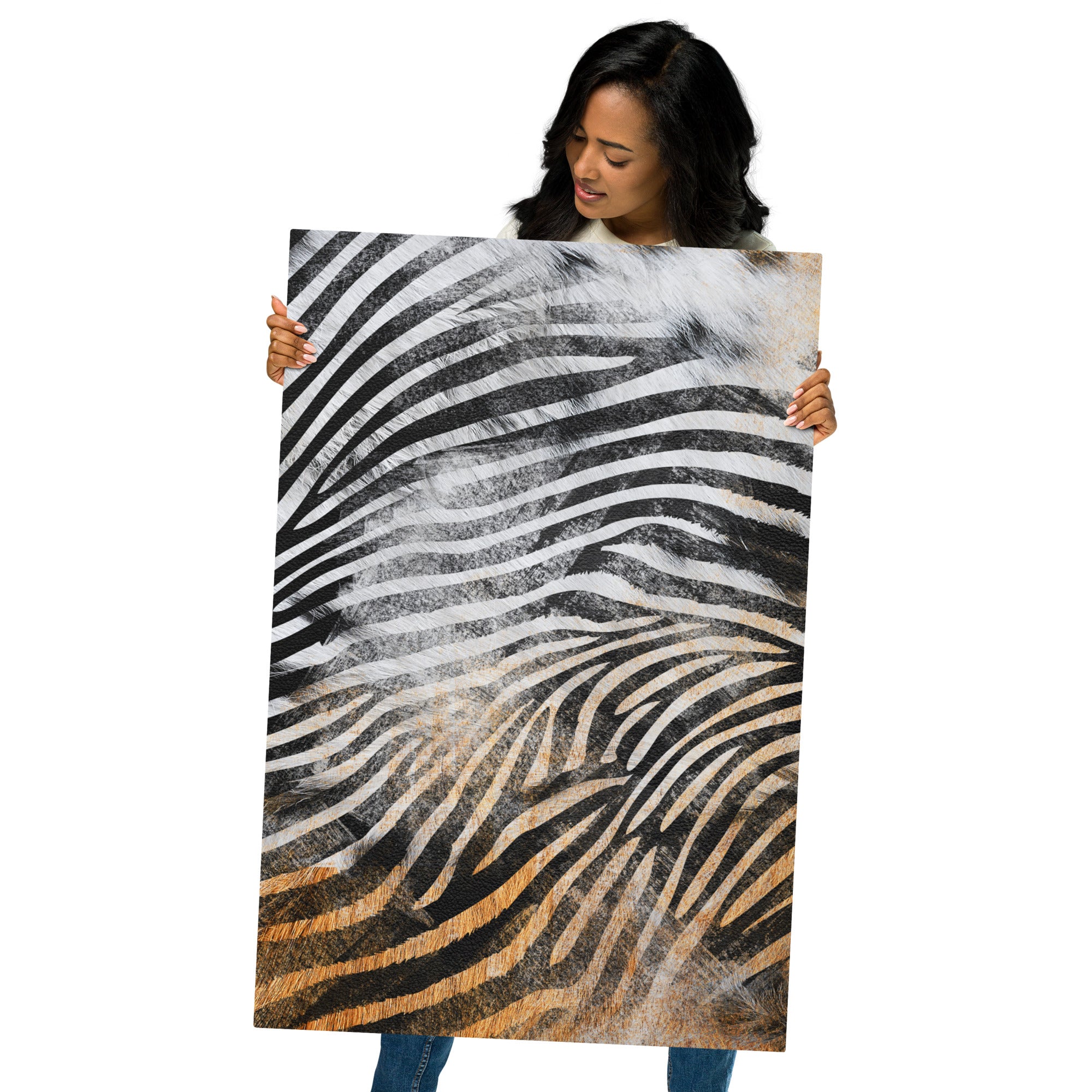 Metal prints-African safari Animal skin XVI