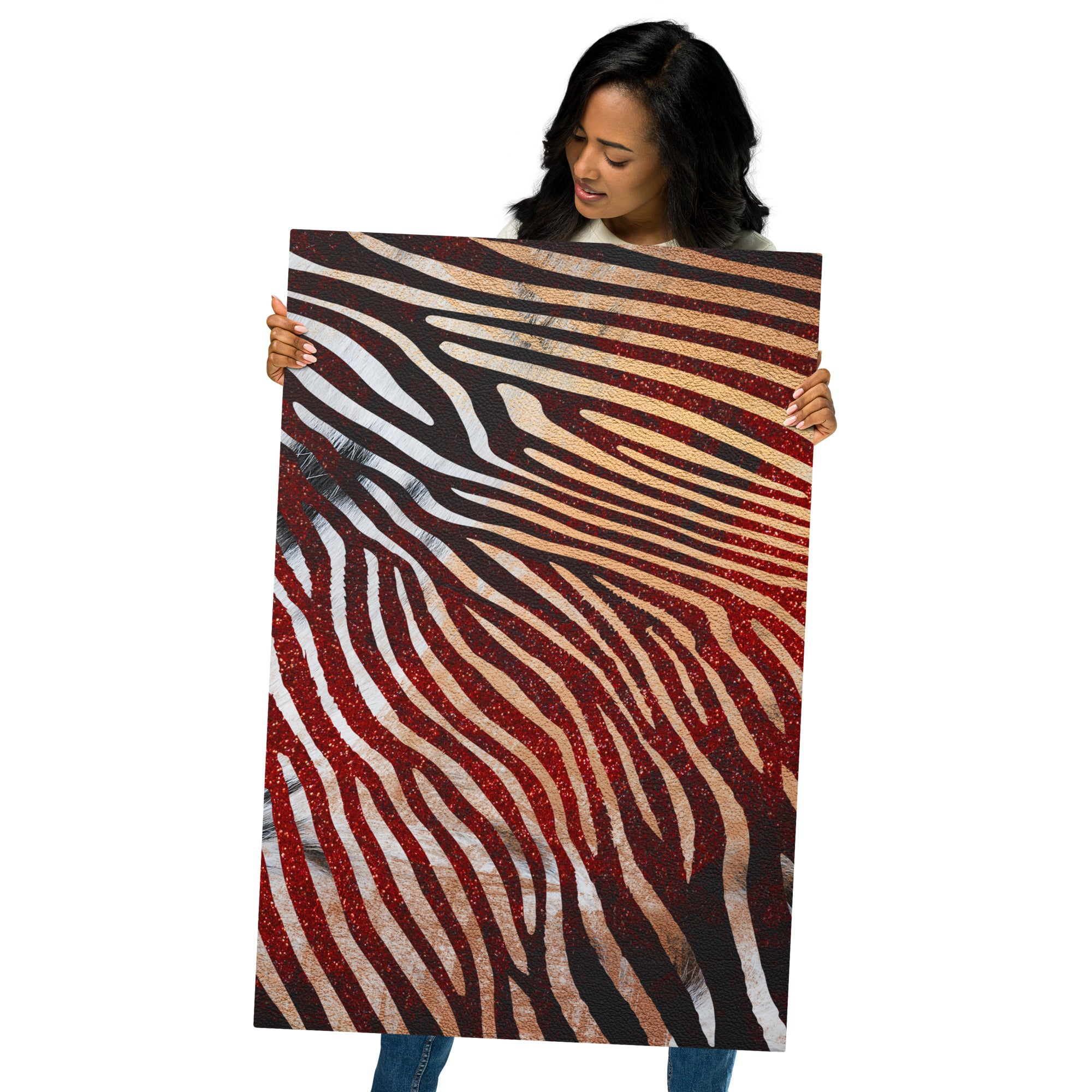 Metal prints-African safari Animal skin XIV