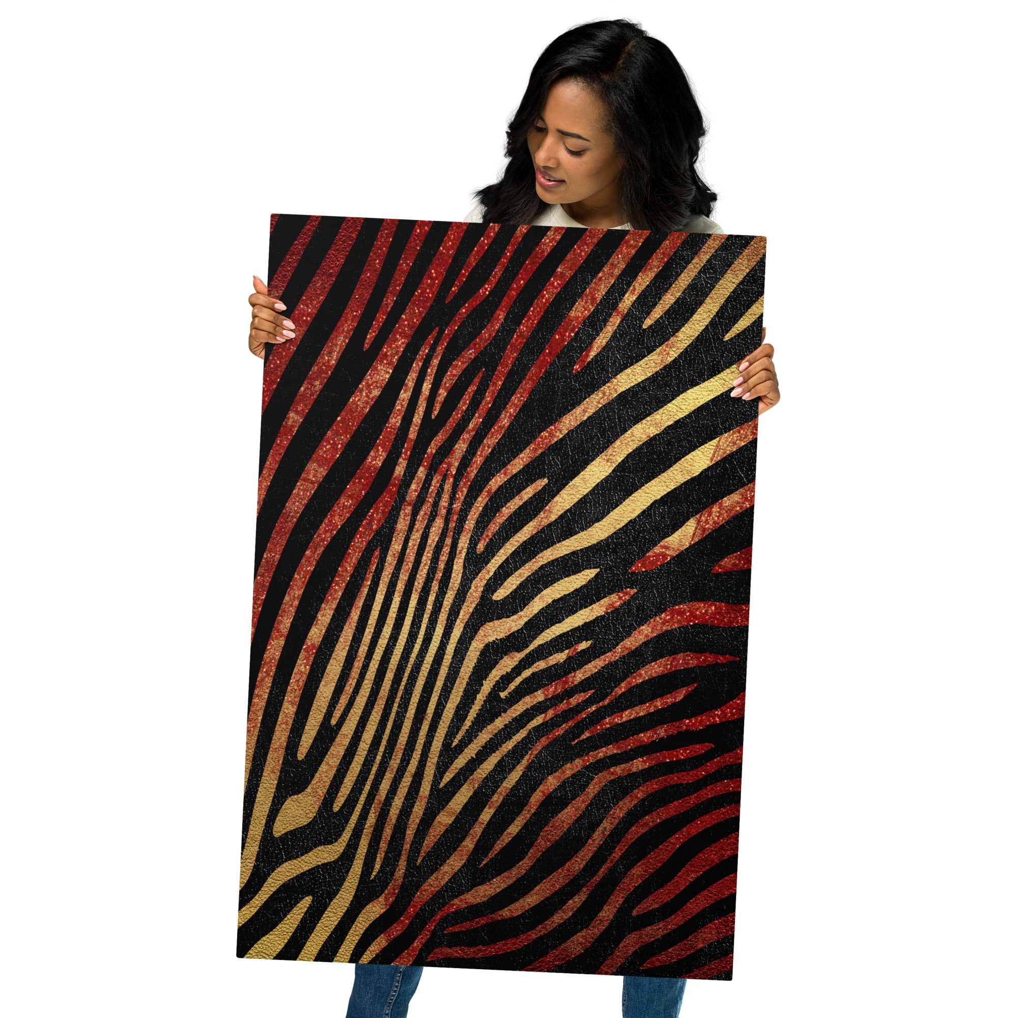 Metal prints-African safari Animal skin XII