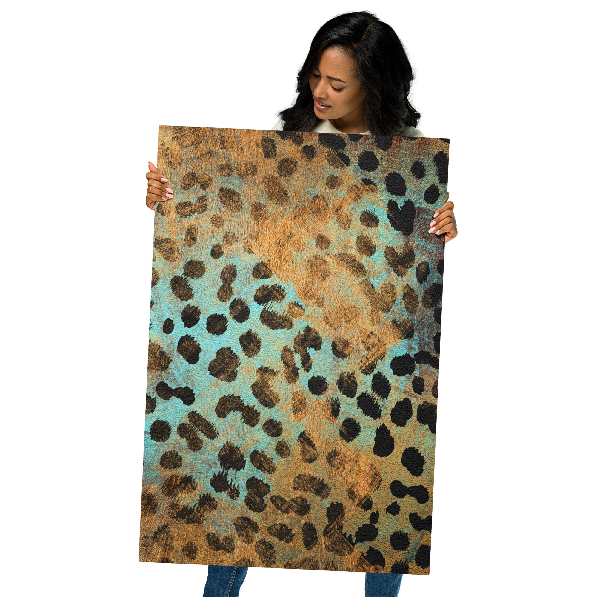 Metal prints-African safari Animal skin IV