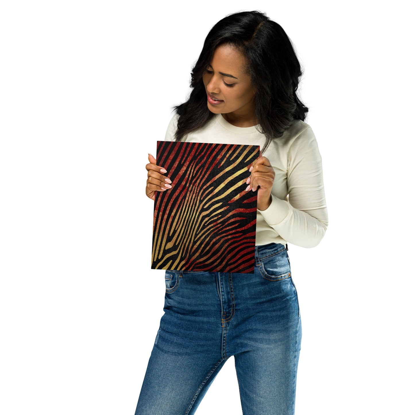 Metal prints-African safari Animal skin XII